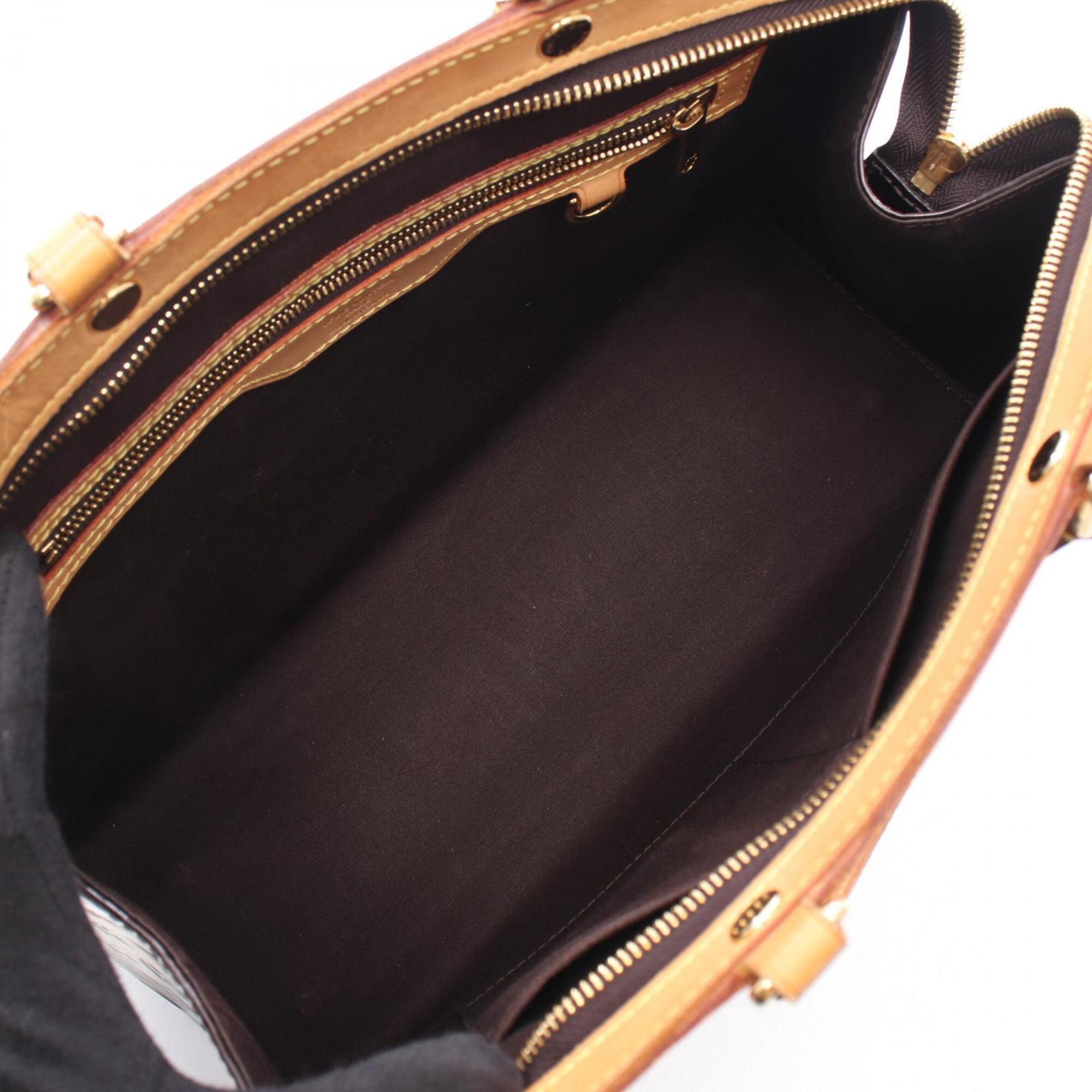 Louis Vuitton Purple Leather Handbag (Pre-Owned)
