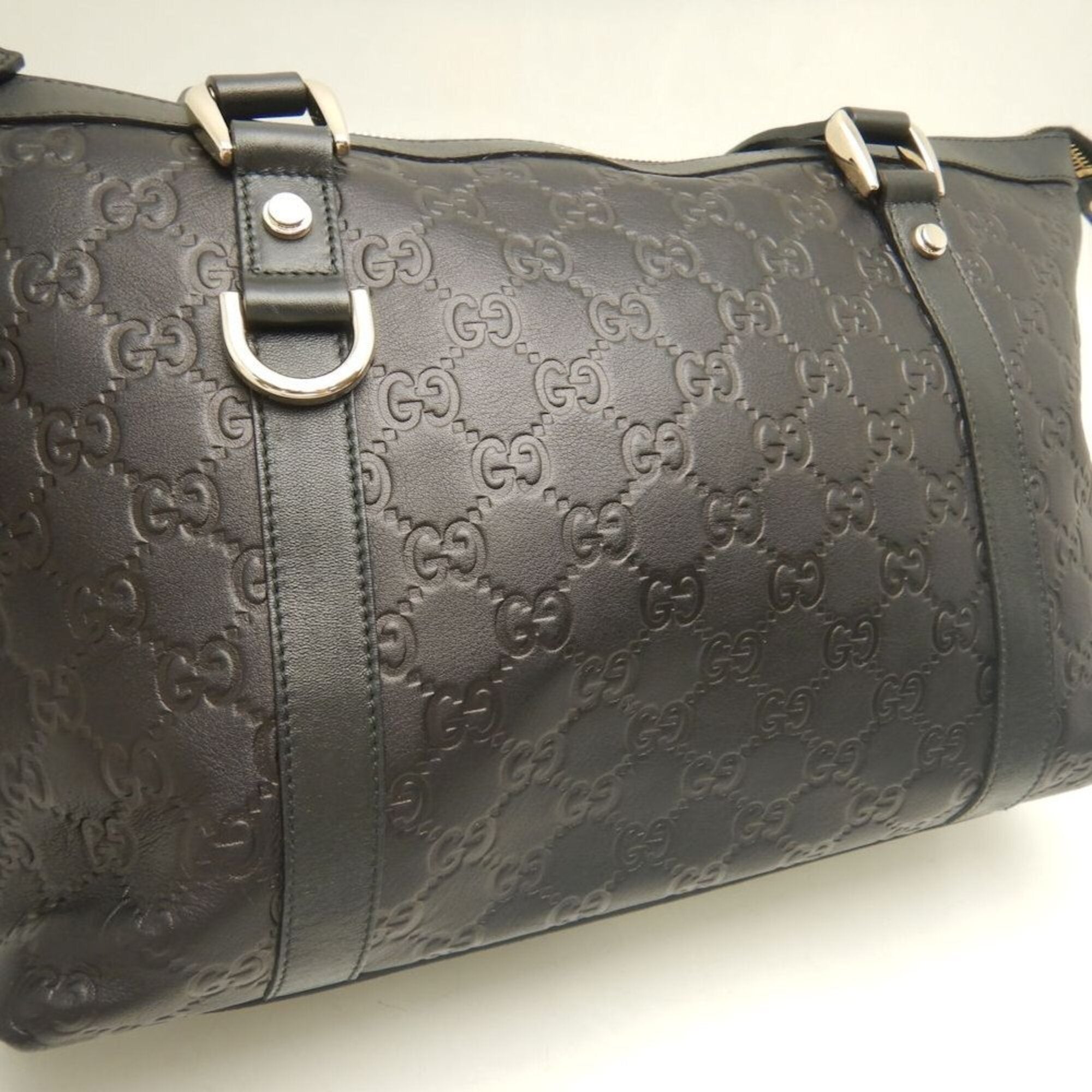 Gucci Black Leather Tote Bag (Pre-Owned)