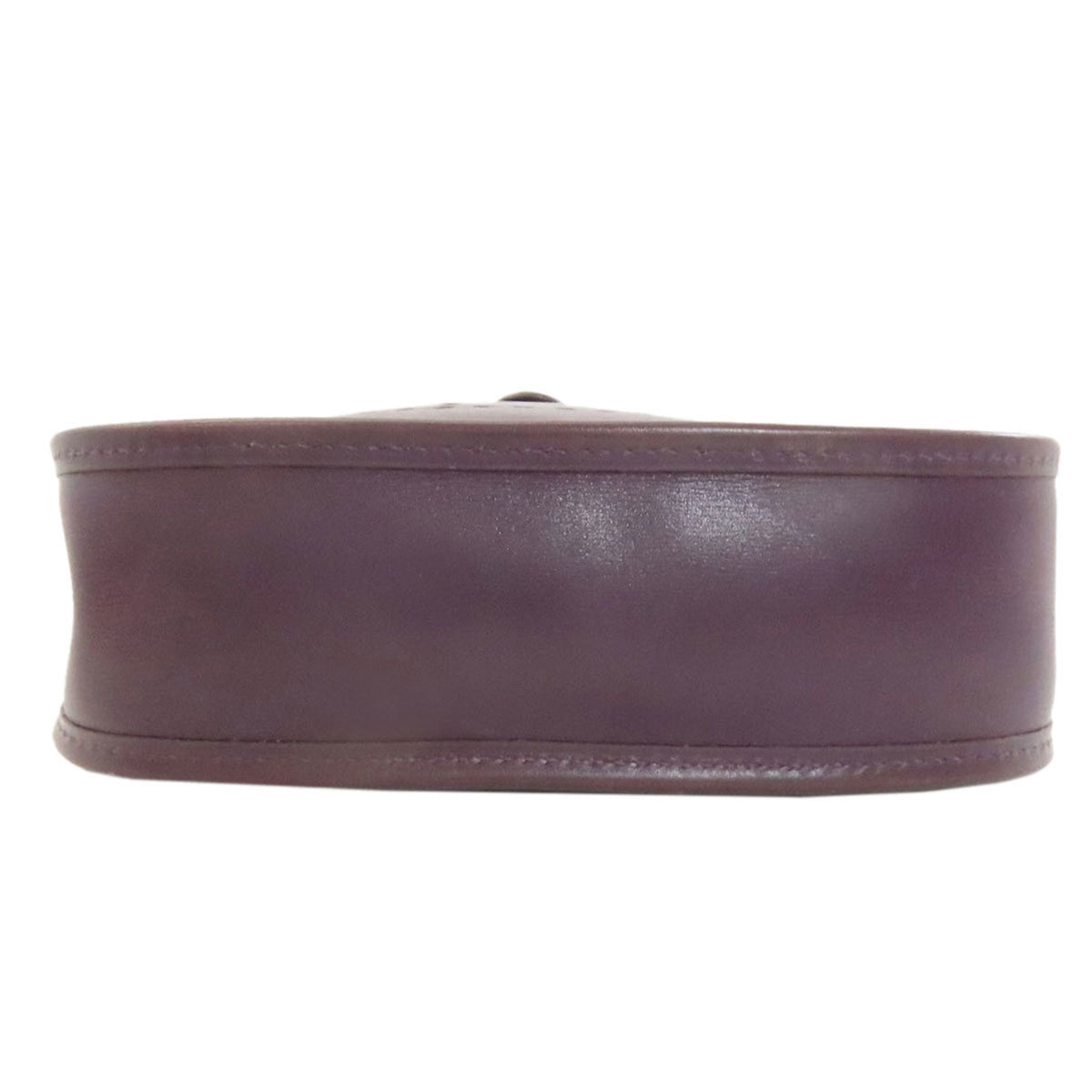 Hermes Evelyne Purple Leather Shoulder Bag (Pre-Owned)