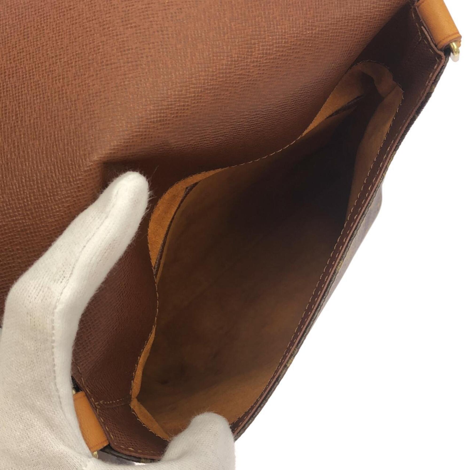 Louis Vuitton Brown Coated Canvas Shoulder Bag (Pre-Owned)