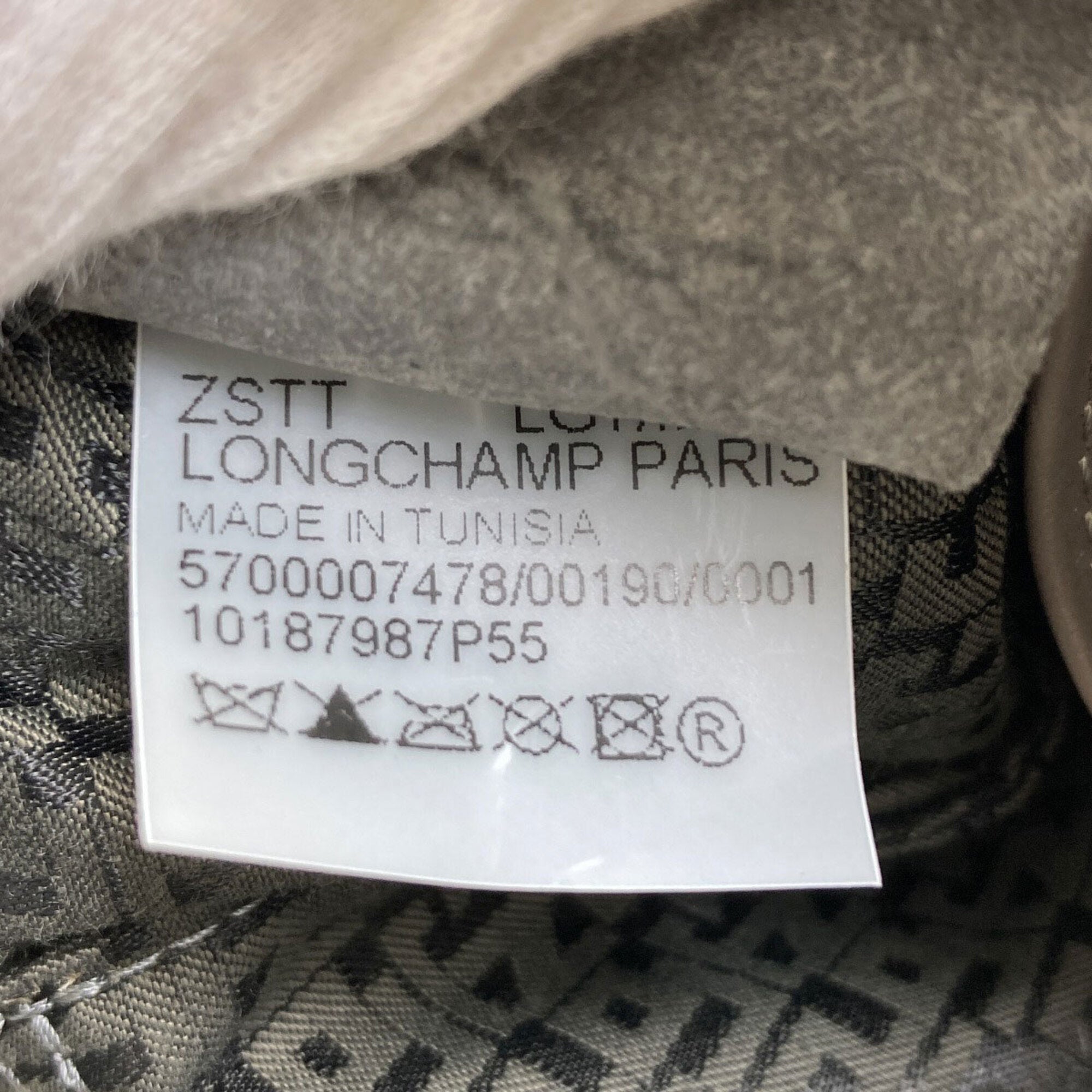 Longchamp Gray Leather Handbag (Pre-Owned)