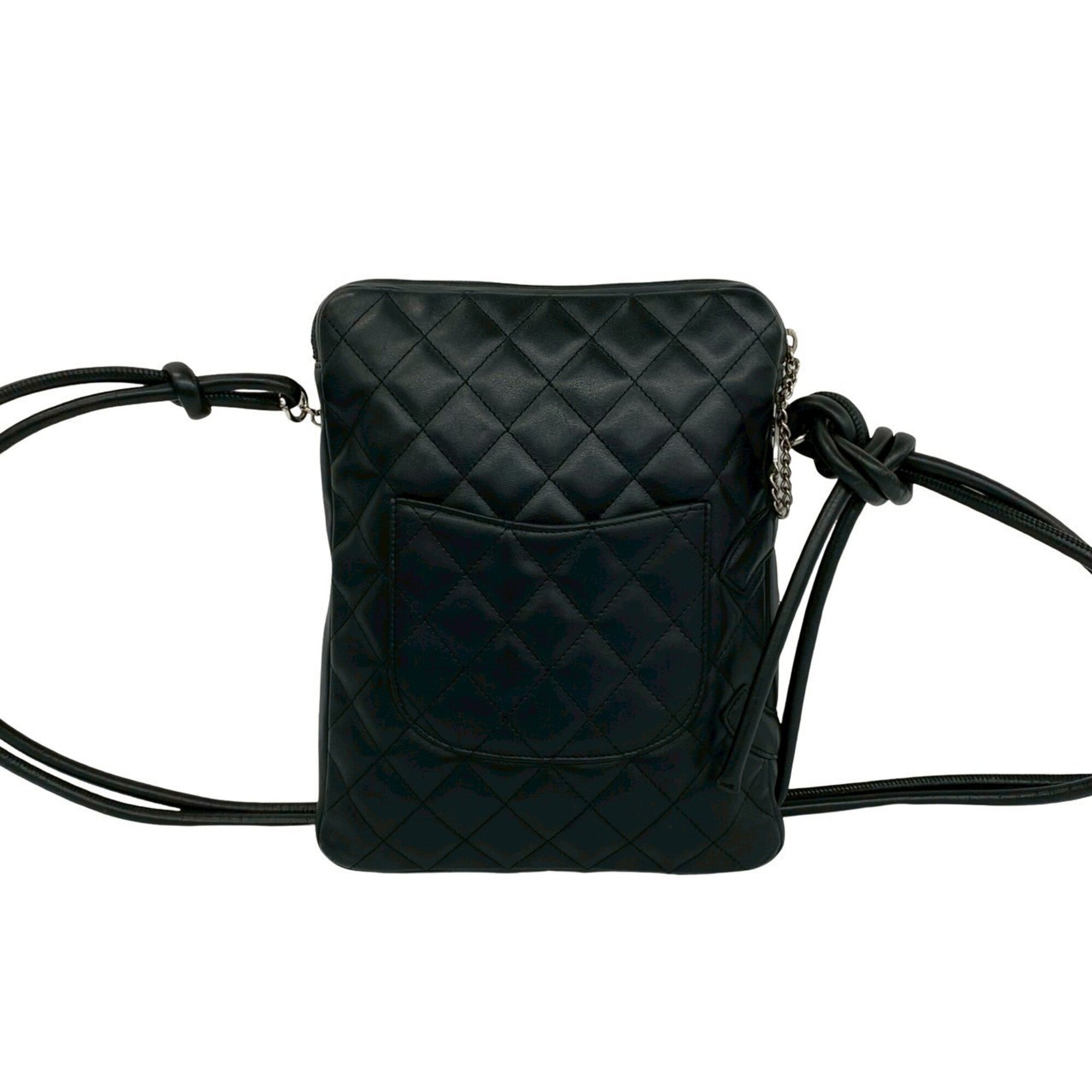 Chanel Black Leather Shoulder Bag (Pre-Owned)