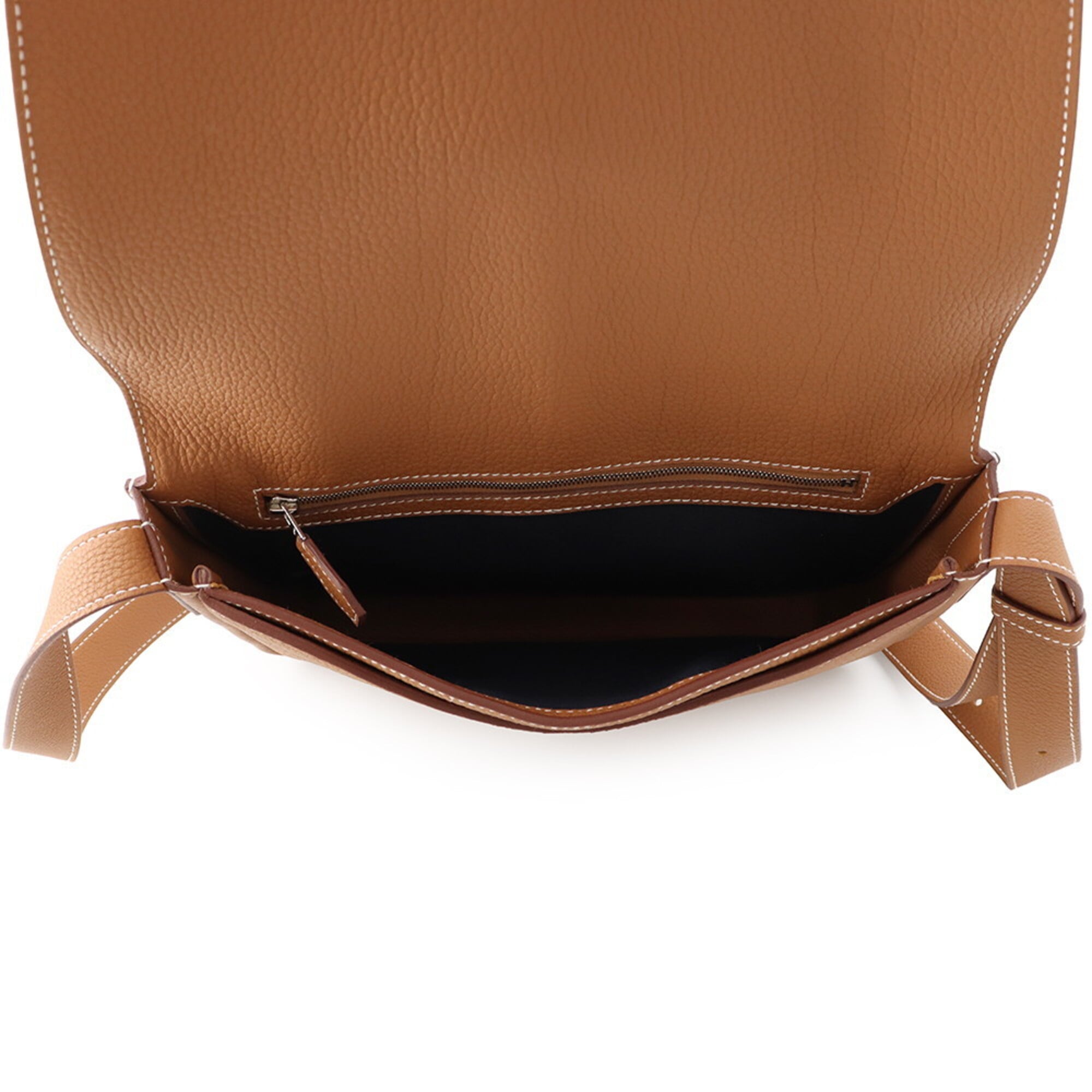 Hermes Kara Gold Togo Leather Shoulder Bag (Pre-Owned)