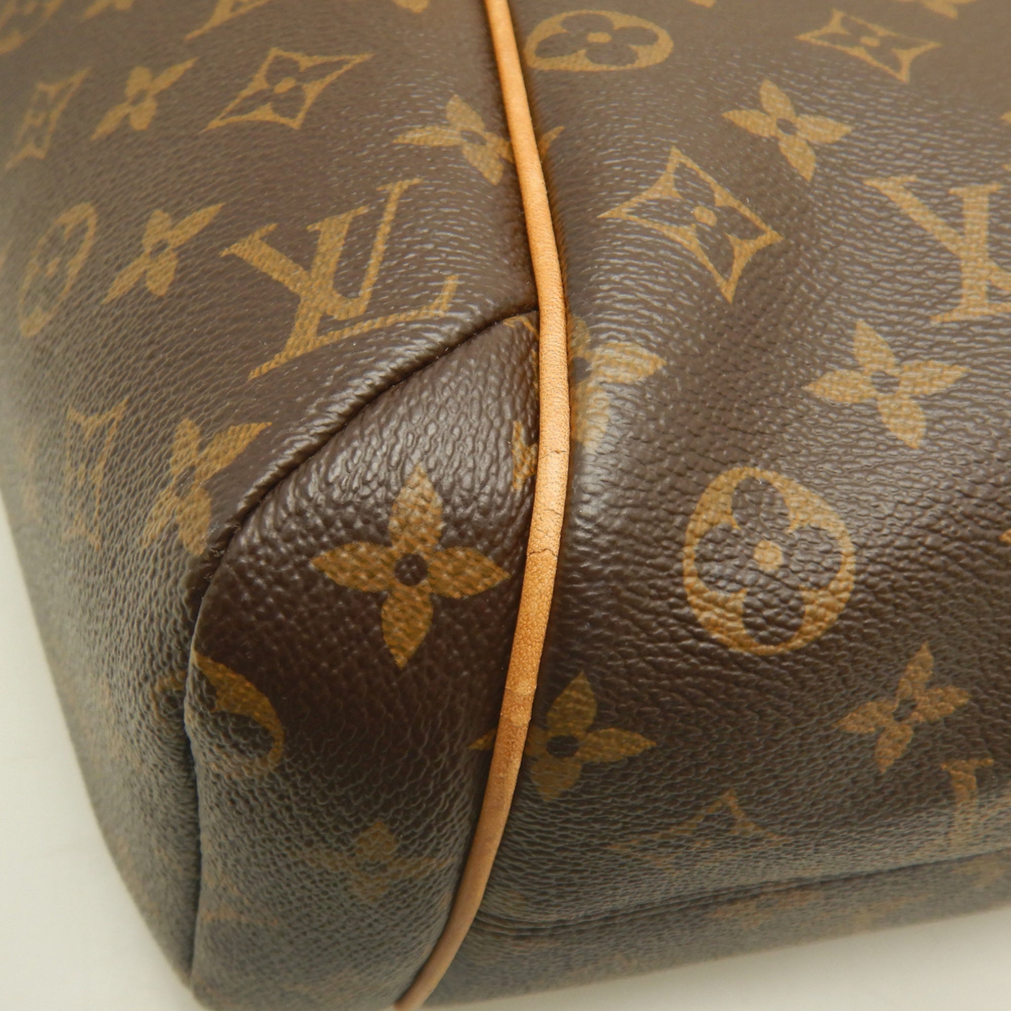 Louis Vuitton Black Brown Monogram Monogram Canvas Tote Bag (Pre-Owned)