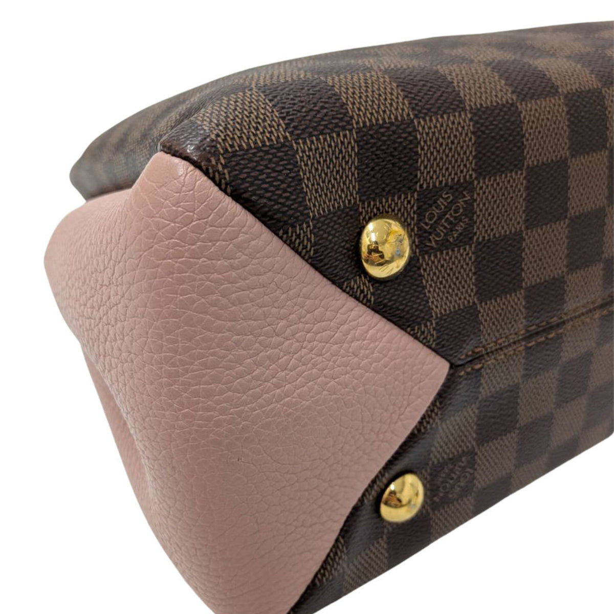 Louis Vuitton Brown Damier Canvas Magnolia Pink Damier Canvas Handbag Shoulder Bag (Pre-Owned)