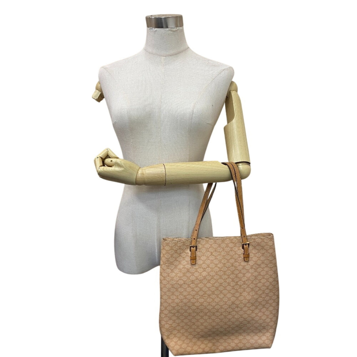 Celine Beige Pvc Tote Bag (Pre-Owned)