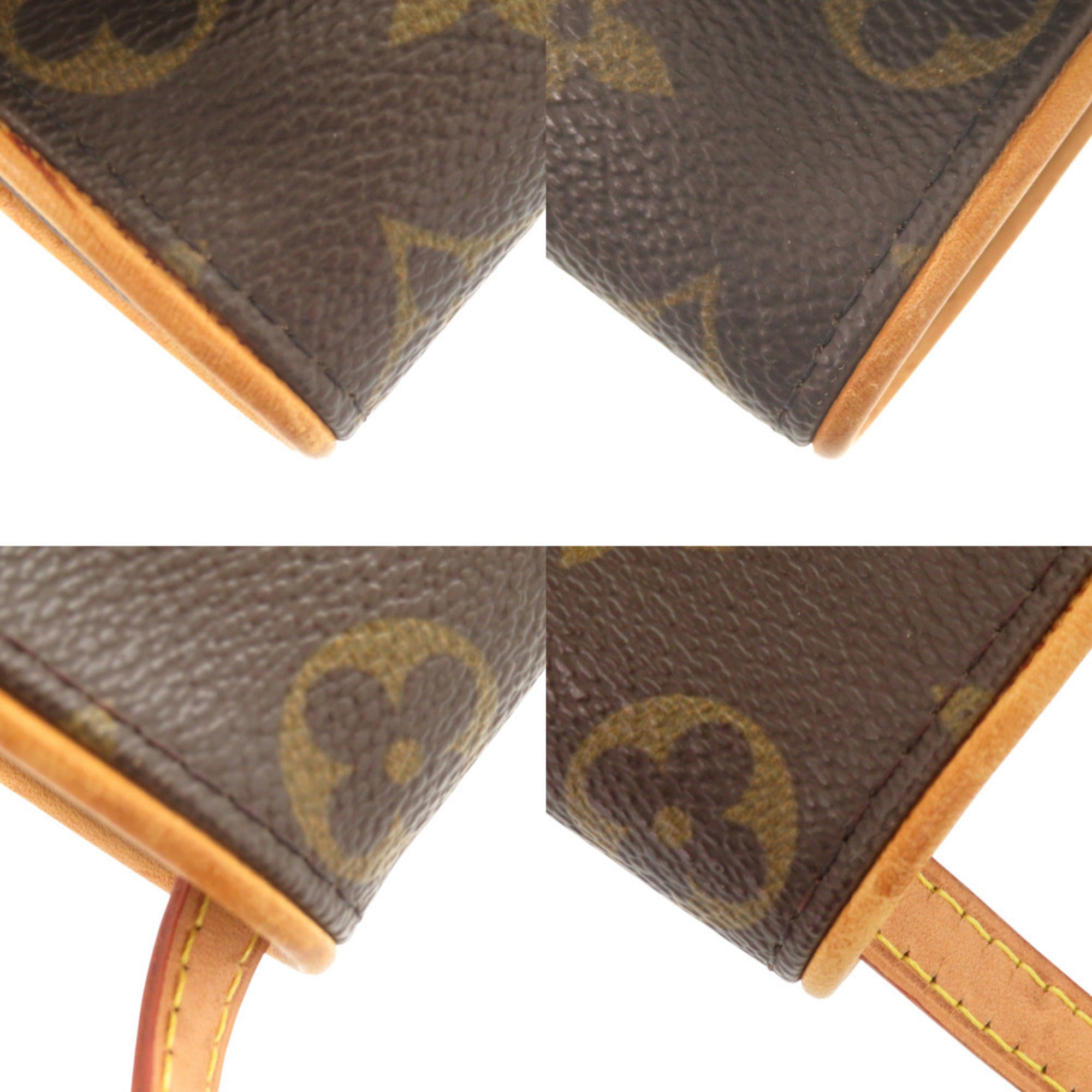 Louis Vuitton Monogram Brown Monogram Pochette Shoulder Bag (Pre-Owned)