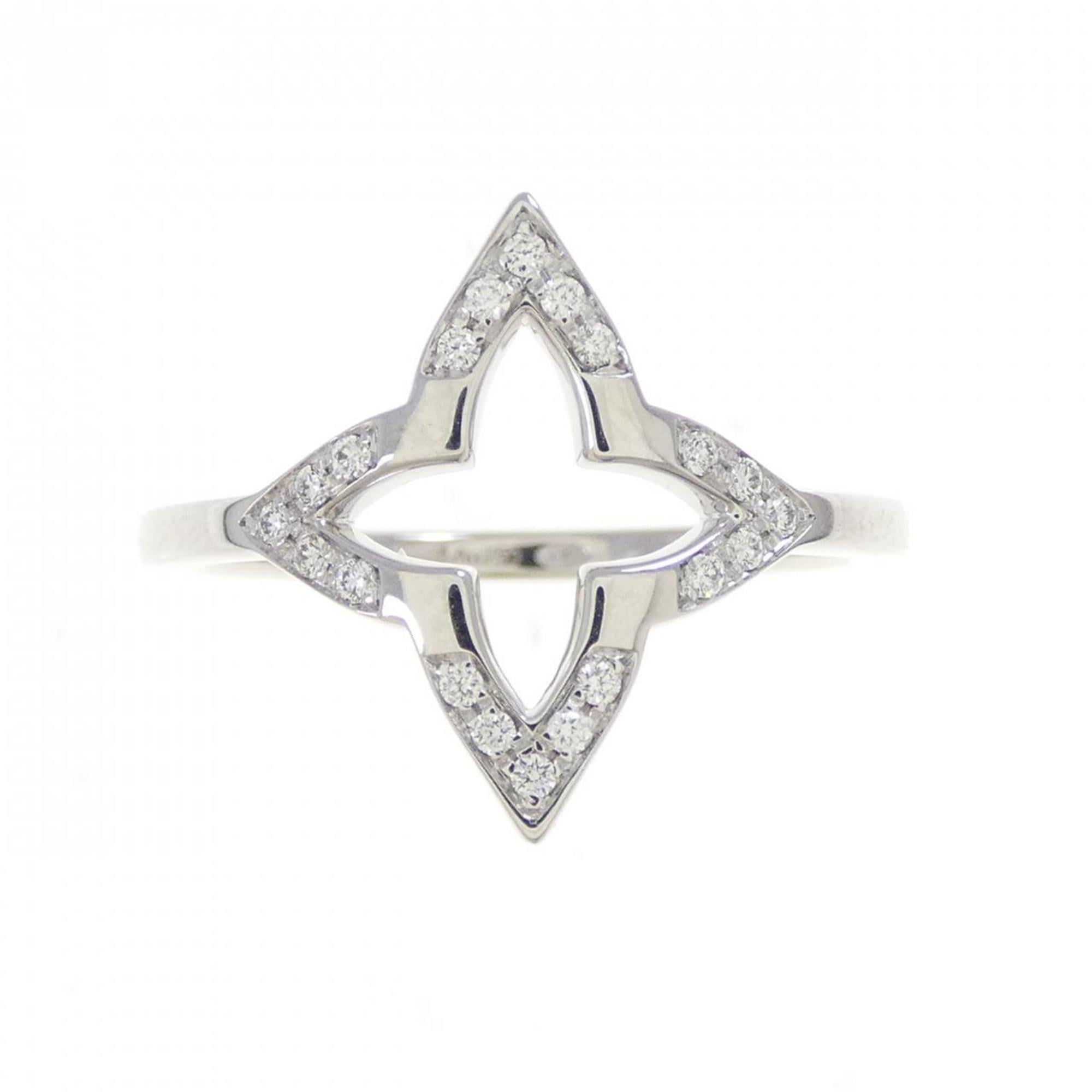 Louis Vuitton White Gold (18K) Band Ring (Pre-Owned)