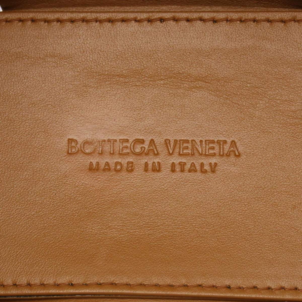 Bottega Veneta Brown Leather Handbag Pouch Tote Bag (Pre-Owned)