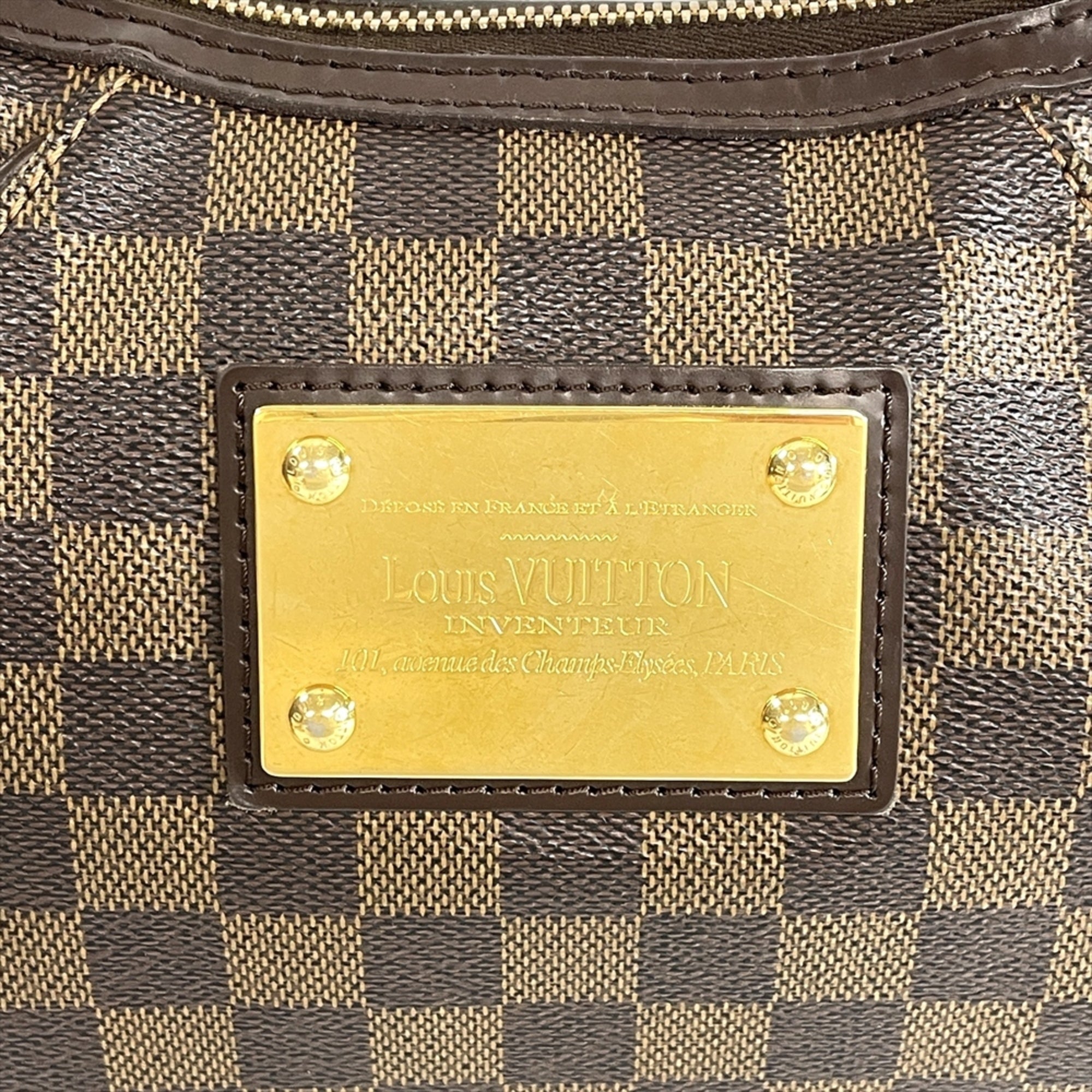 Louis Vuitton Brown Damier Canvas Shoulder Bag (Pre-Owned)