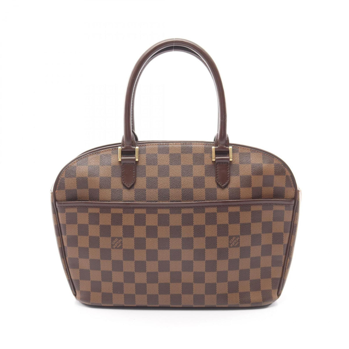 Louis Vuitton Brown Coated Canvas Leather Handbag (Pre-Owned)