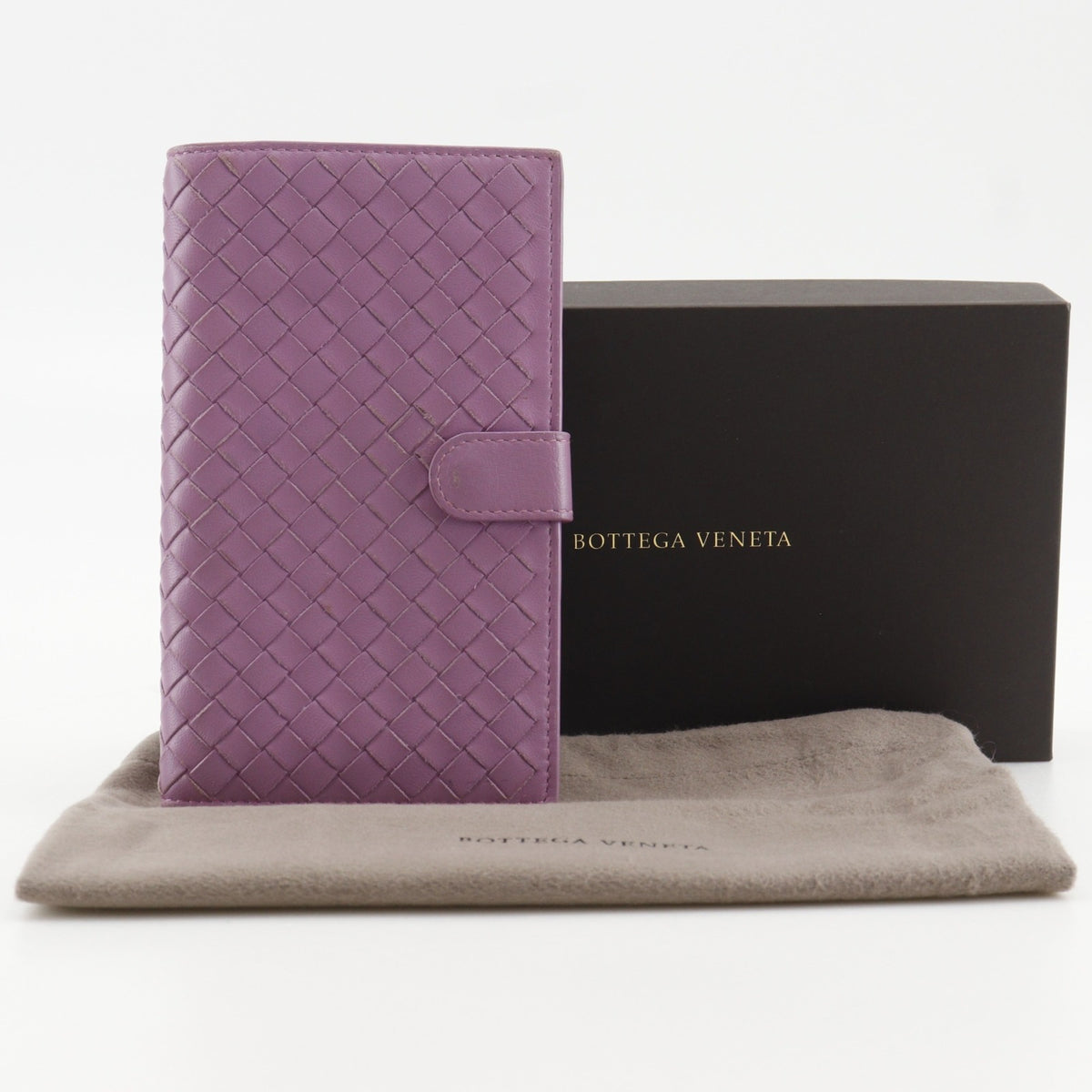 Bottega Veneta Pink Leather Long Wallet (Bi-Fold) (Pre-Owned)