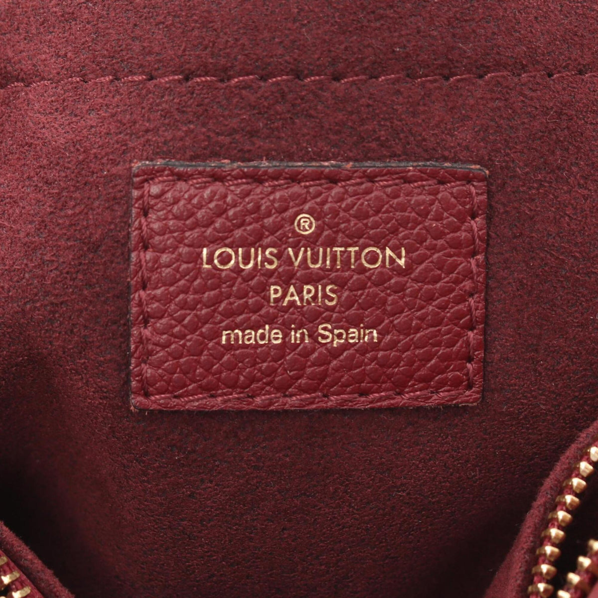 Louis Vuitton Bordeaux Brown Monogram Monogram Leather Handbag Shoulder Bag (Pre-Owned)