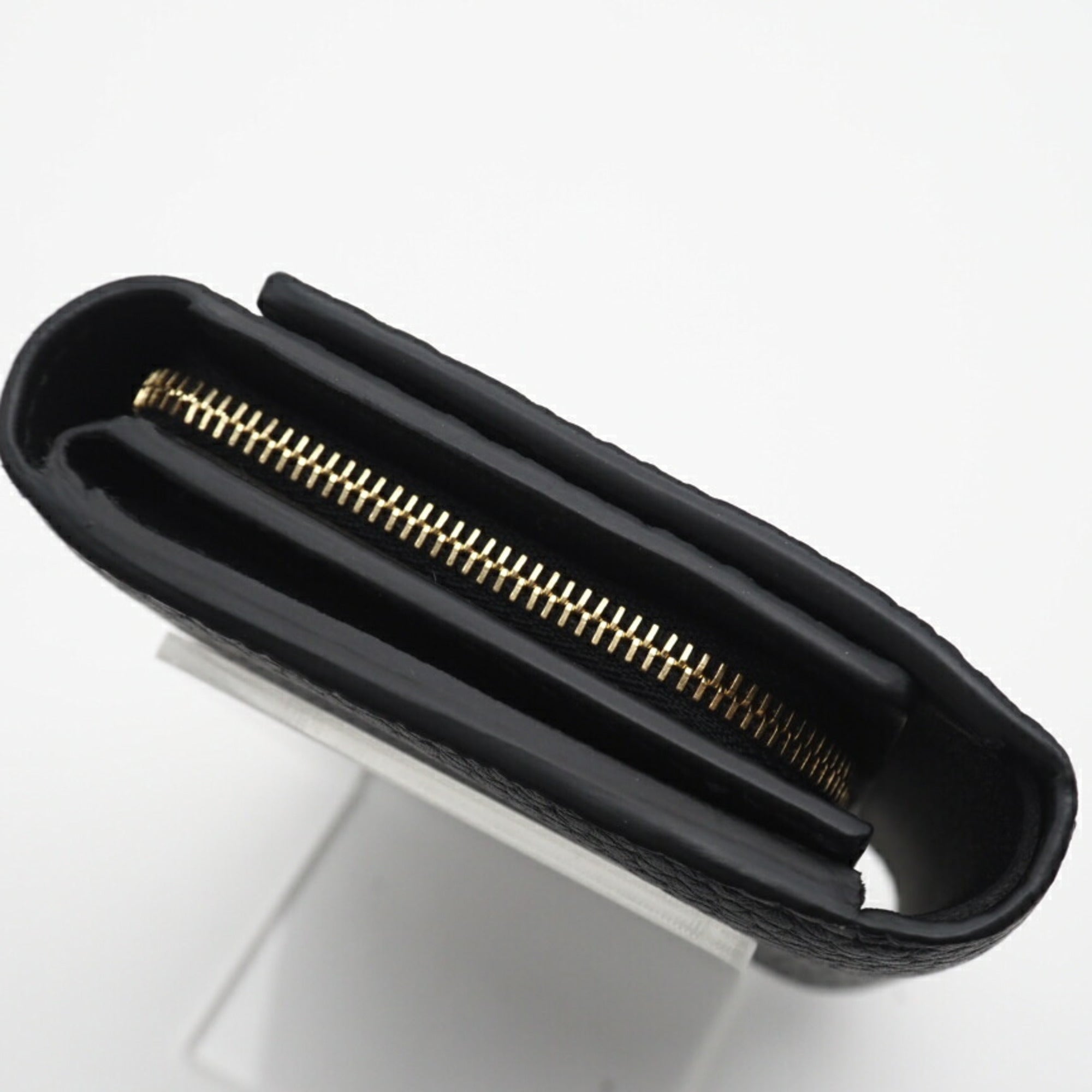 Louis Vuitton Taurillon Black Leather Wallet (Bi-Fold) (Pre-Owned)