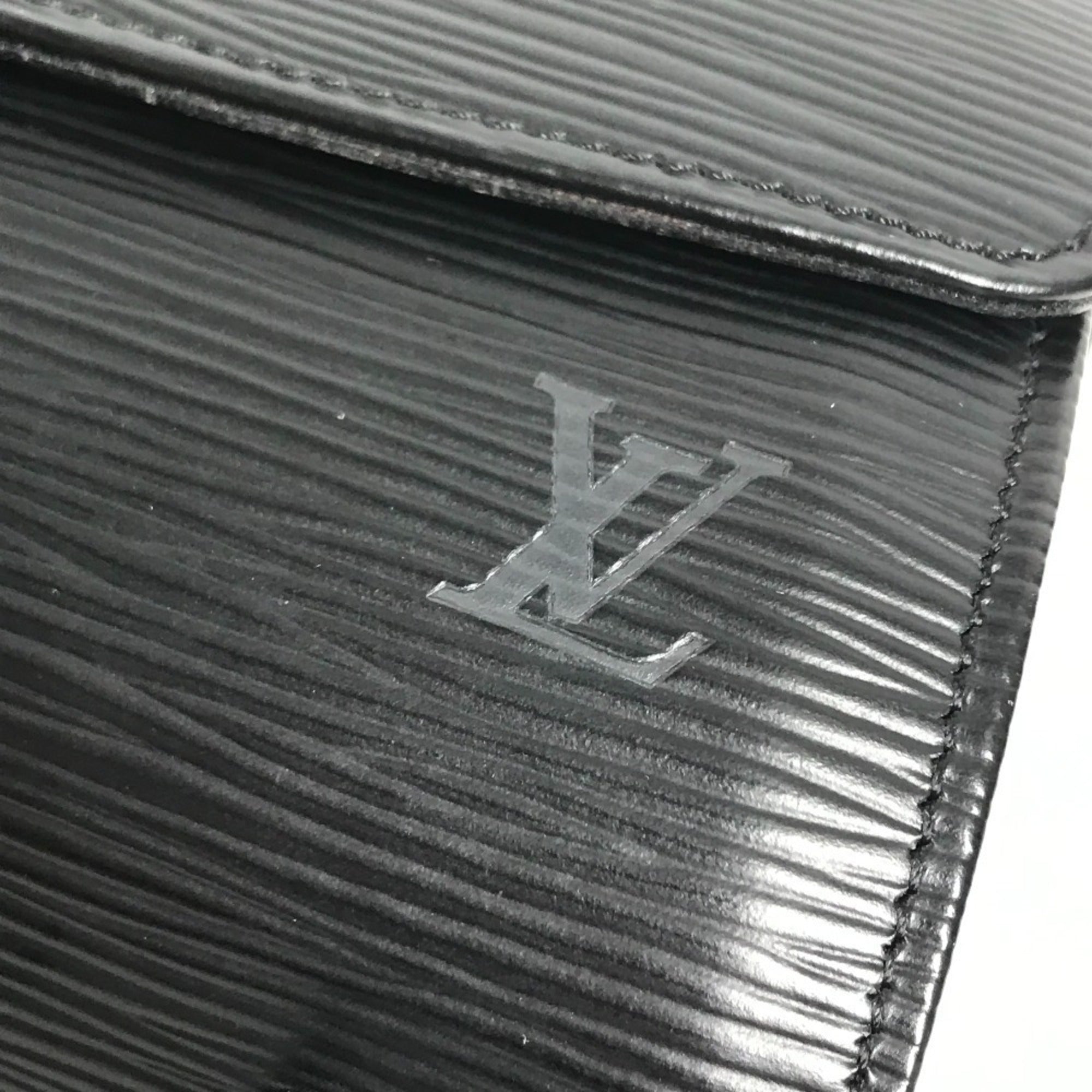 Louis Vuitton Epi Black Noir Epi Leather Shoulder Bag (Pre-Owned)