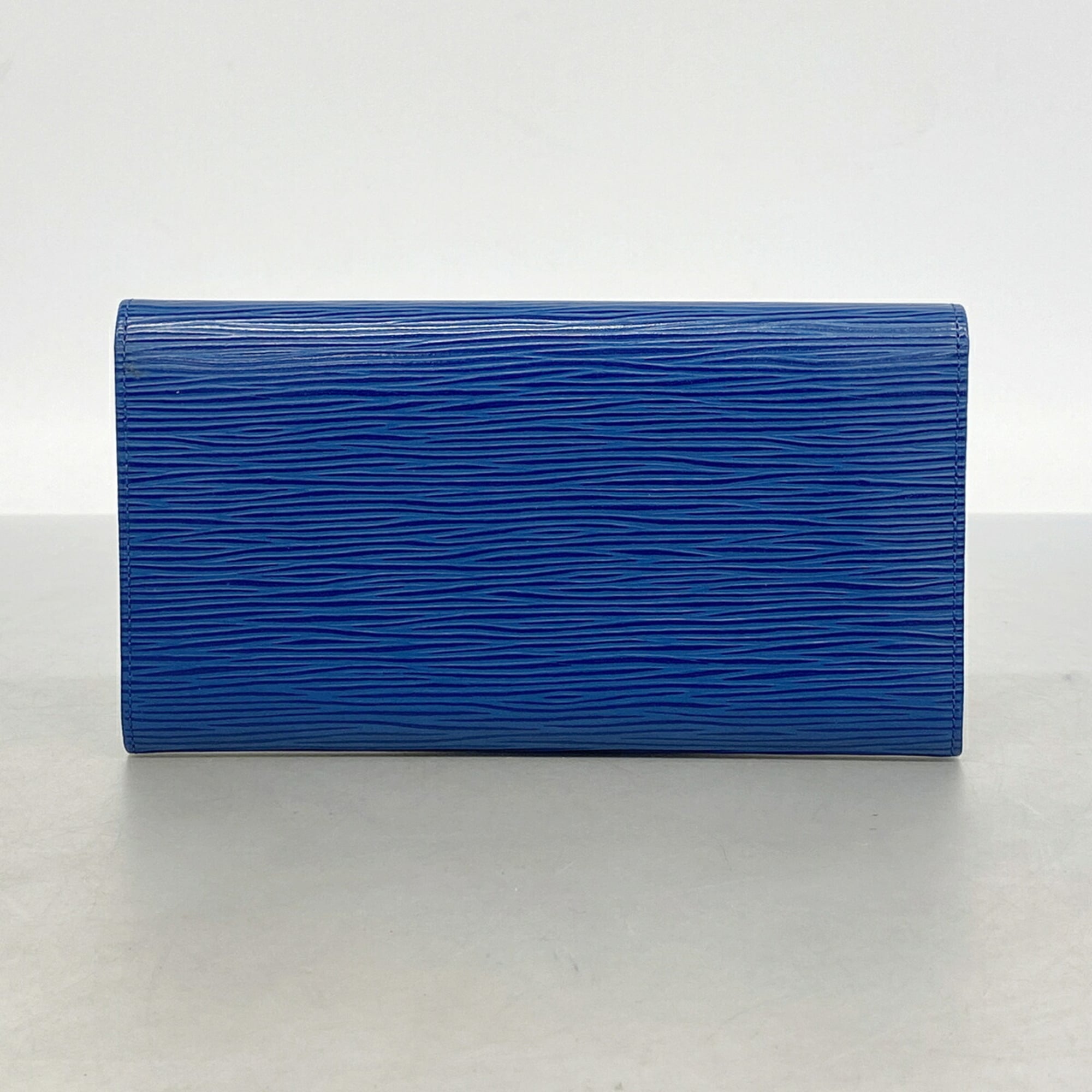 Louis Vuitton Toledo Blue Long Wallet (Bi-Fold) (Pre-Owned)