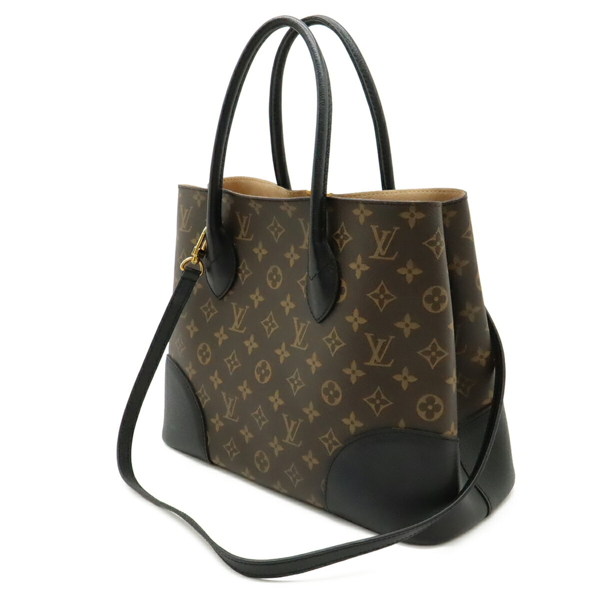 Louis Vuitton Monogram Black Noir Monogram Handbag Shoulder Bag (Pre-Owned)