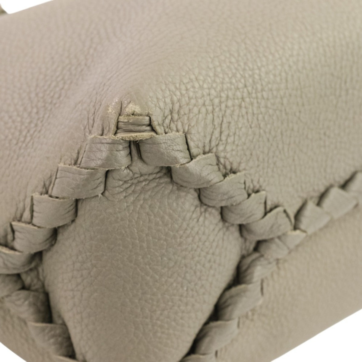 Bottega Veneta Gray Handbag (Pre-Owned)