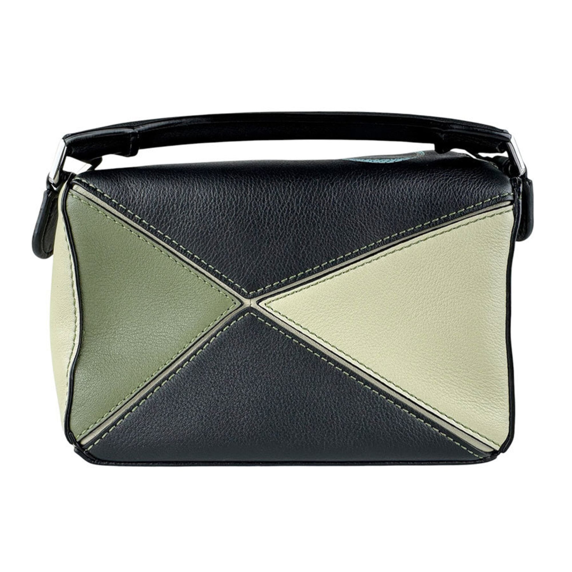 Loewe Green Leather Shoulder Bag (Pre-Owned)