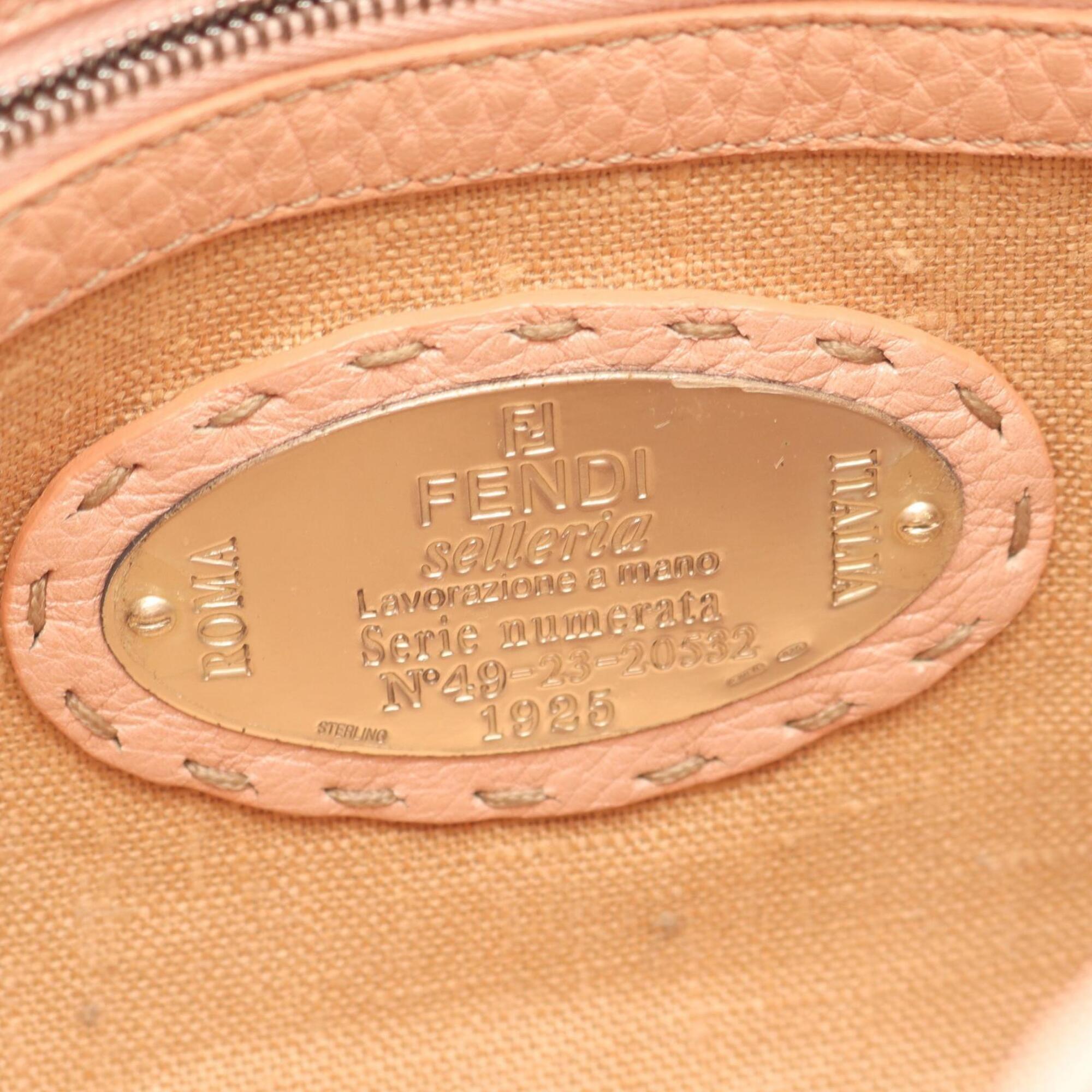Fendi Pink Leather Handbag (Pre-Owned)