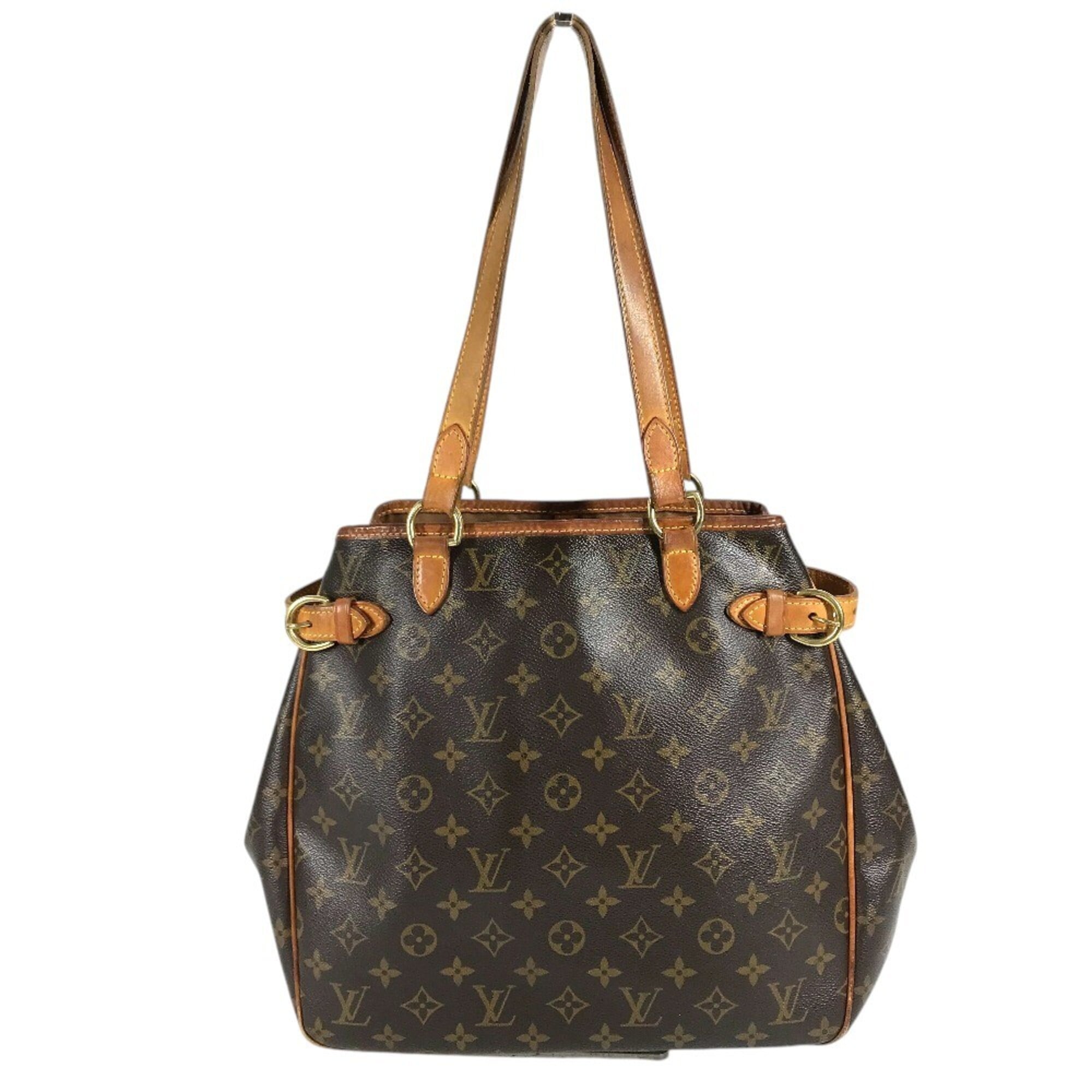 Louis Vuitton Brown Monogram Handbag Shoulder Bag Tote Bag (Pre-Owned)