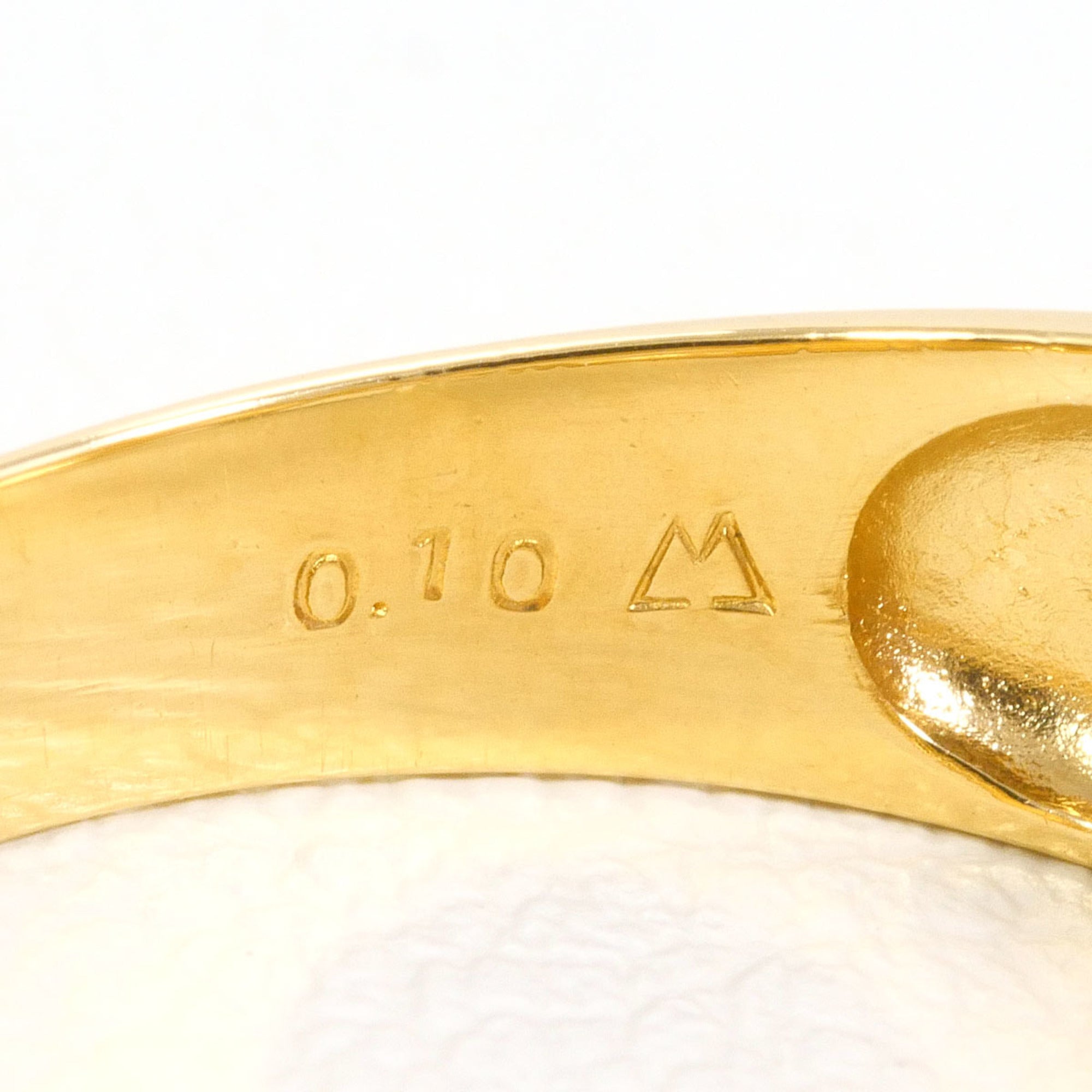 Unbranded Platinum Yellow Gold Yellow Gold (18K) Platinum 900 Band Ring (Pre-Owned)