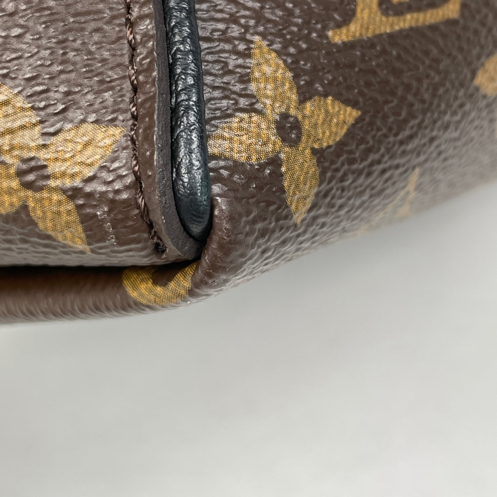 Louis Vuitton Black Brown Noir Monogram Handbag Shoulder Bag (Pre-Owned)