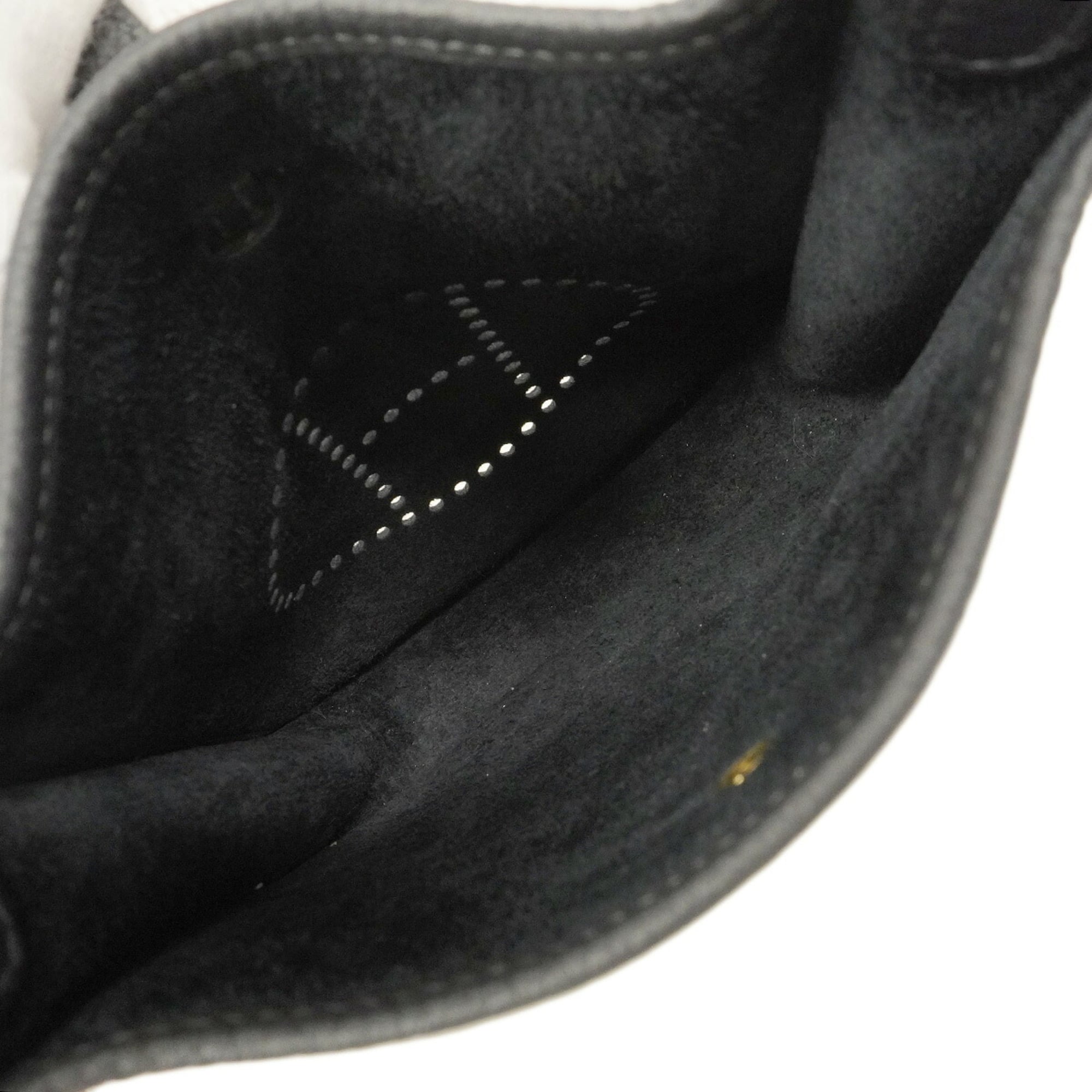 Hermes Navy Taurillon Clemence Leather Shoulder Bag (Pre-Owned)