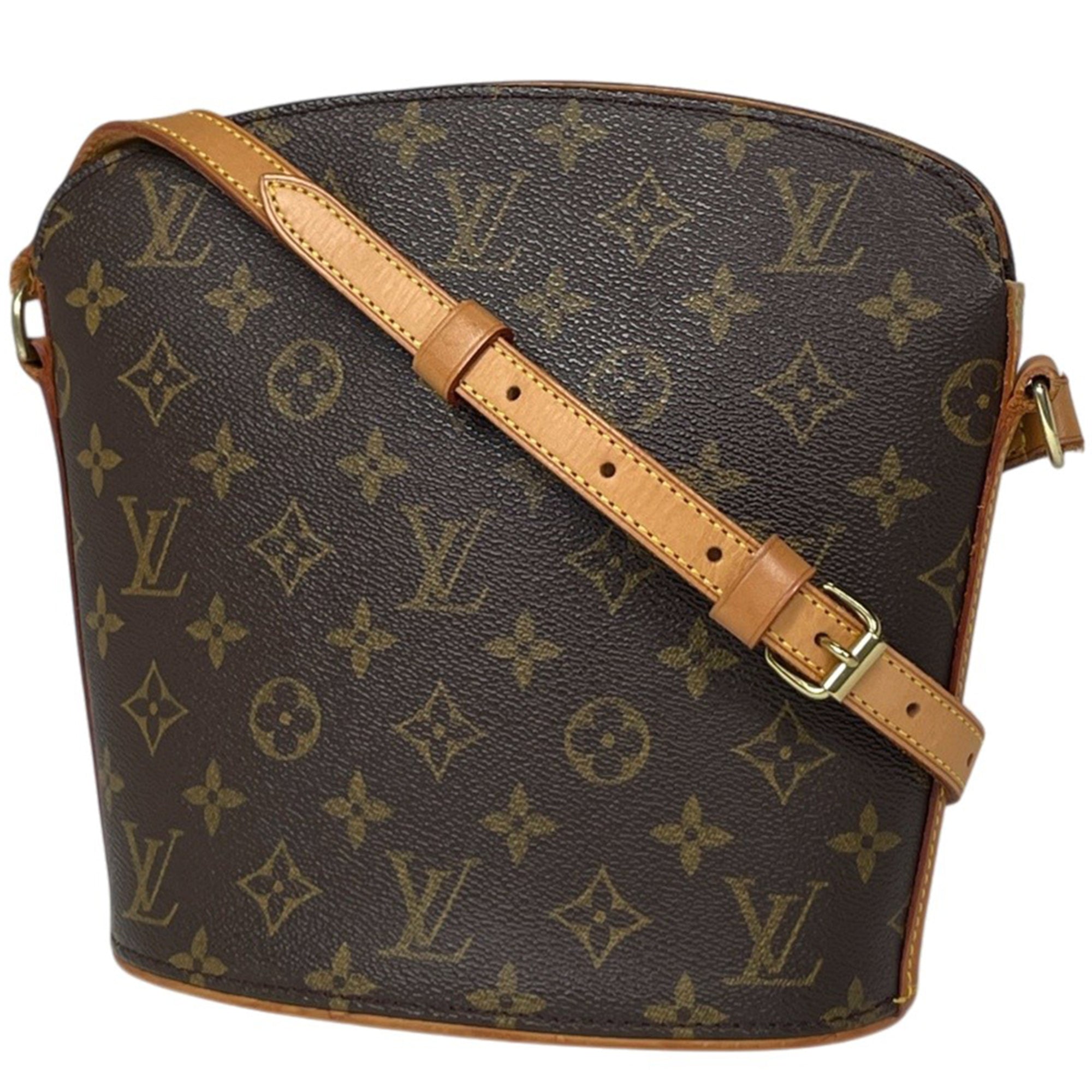 Louis Vuitton Brown Monogram Shoulder Bag (Pre-Owned)