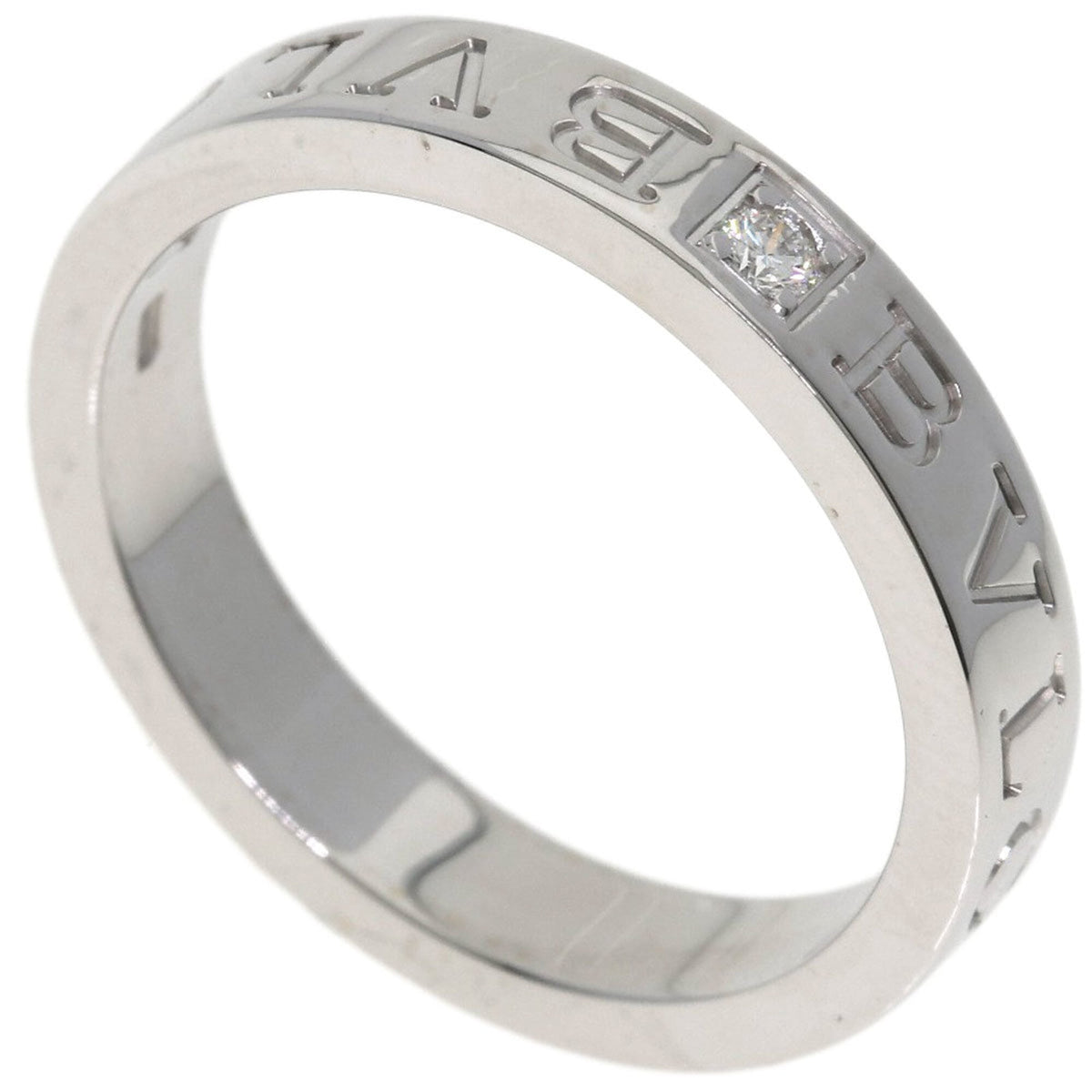 Bvlgari White Gold (18K) Band Ring (Pre-Owned)