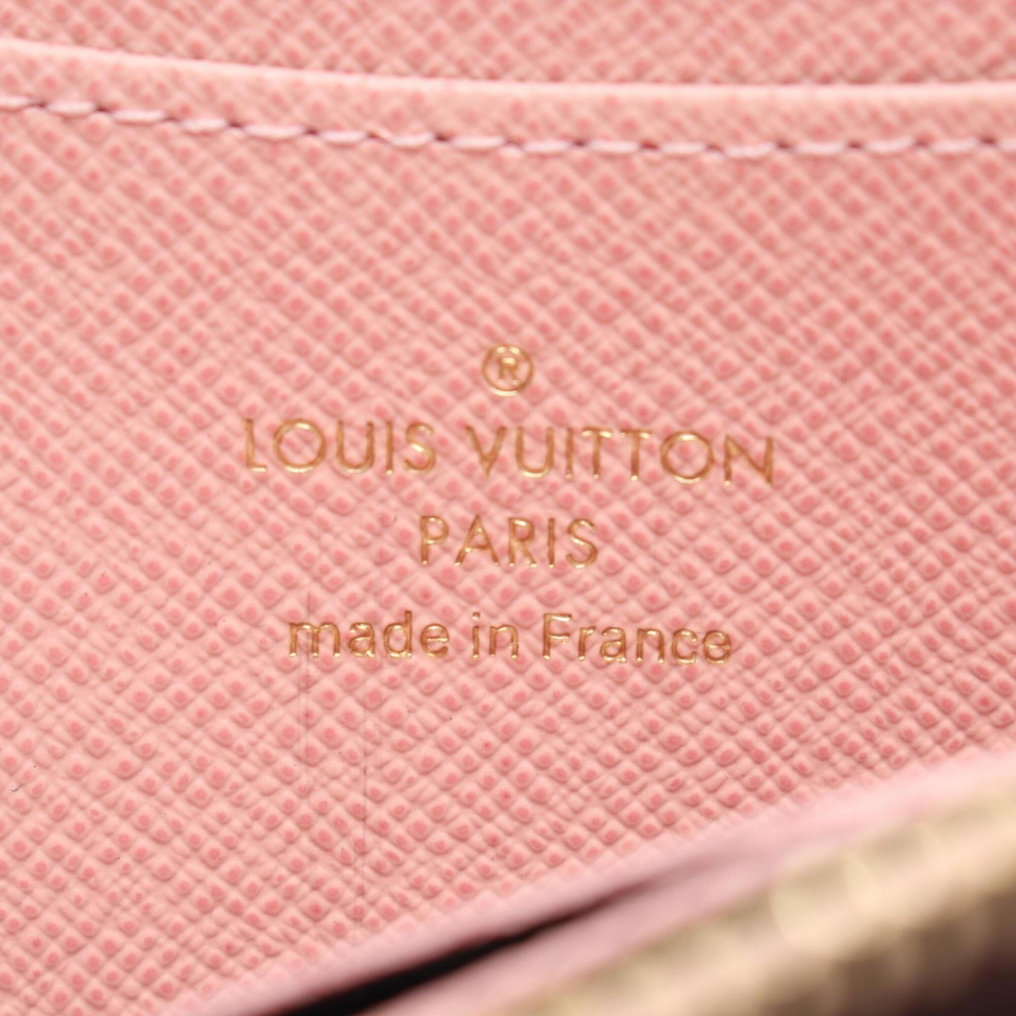 Louis Vuitton Brown Rose Ballerine Pvc Coin Purse/Coin Case (Pre-Owned)