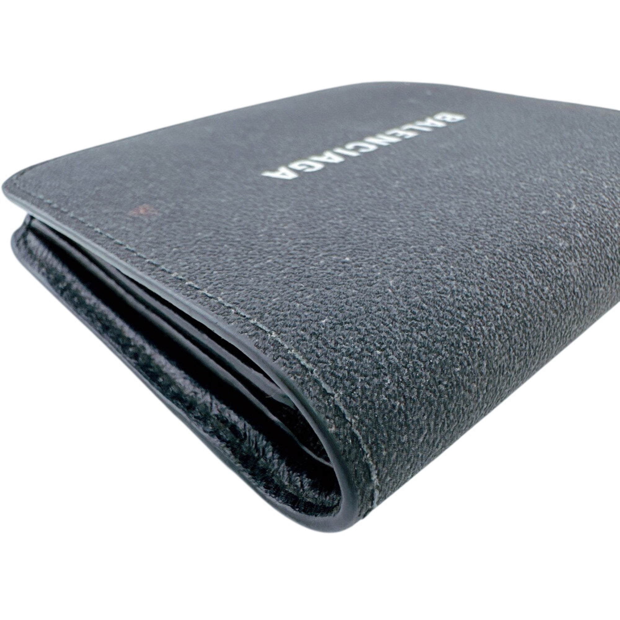 Balenciaga Black Leather Wallet (Bi-Fold) (Pre-Owned)