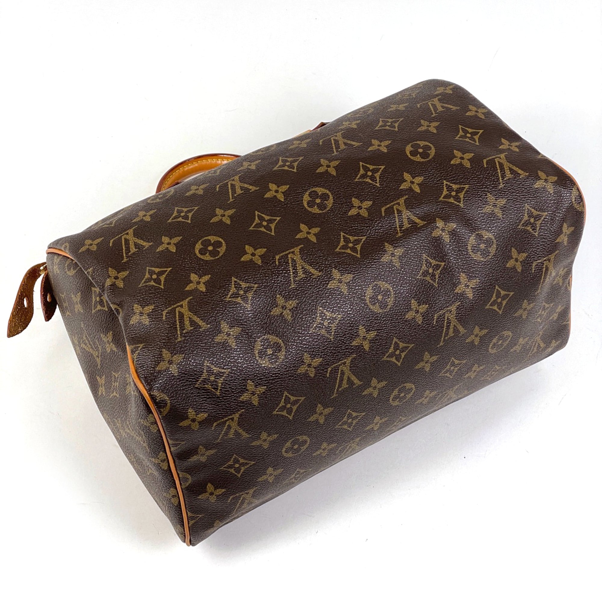Louis Vuitton Brown Monogram Boston Bag Handbag (Pre-Owned)