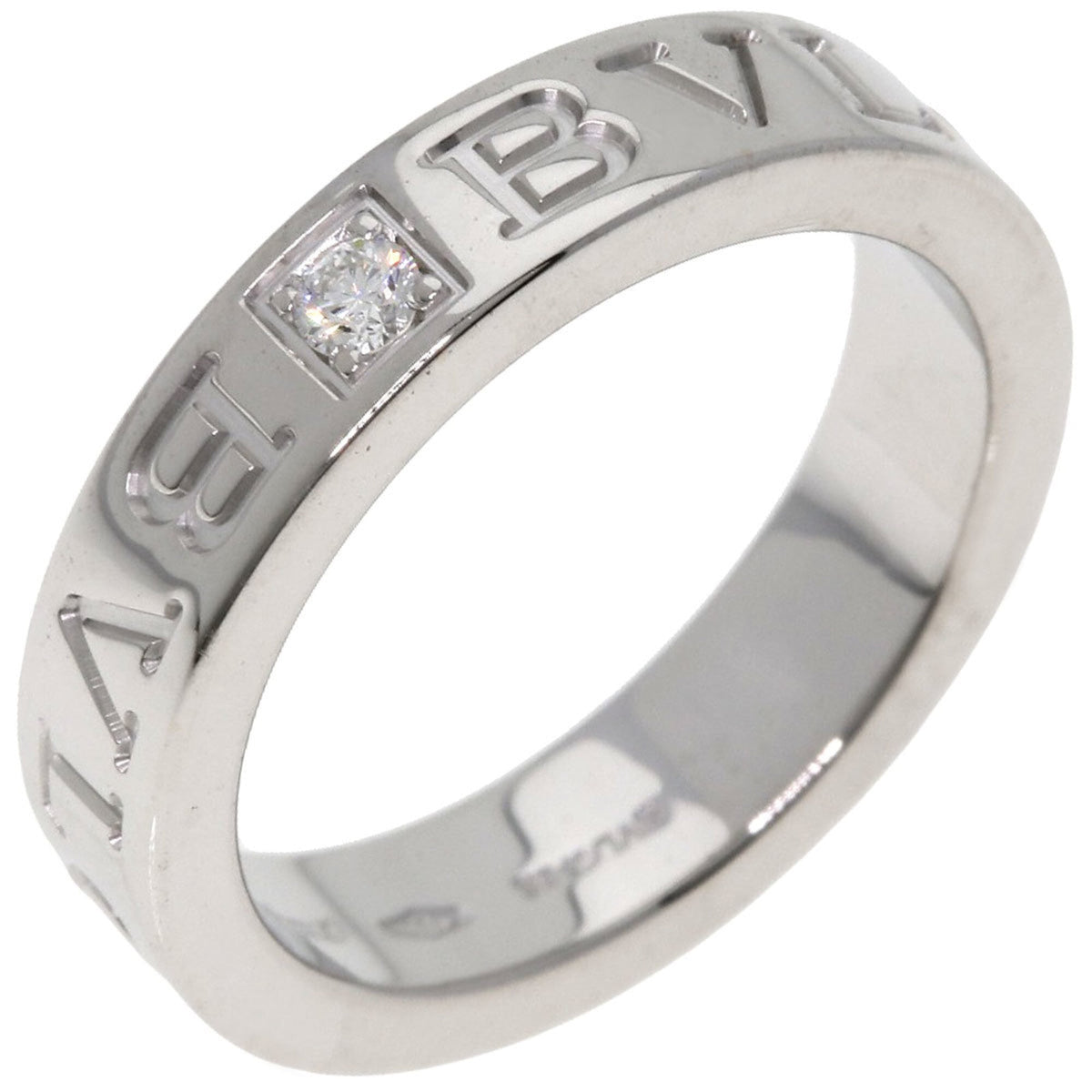 Bvlgari White Gold (18K) Band Ring (Pre-Owned)