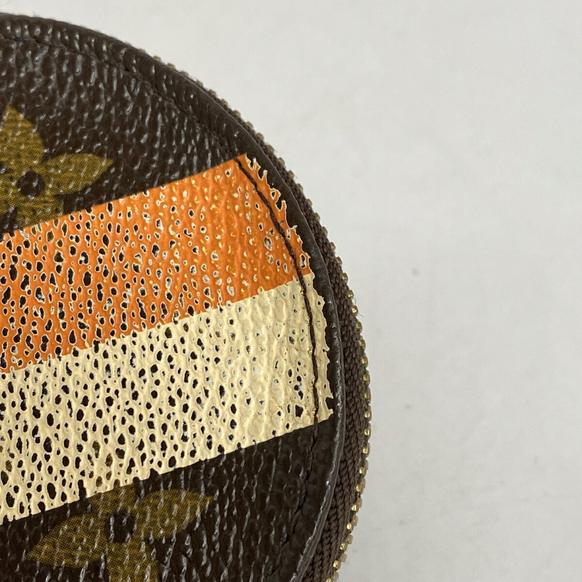 Louis Vuitton Orange Coin Purse/Coin Case (Pre-Owned)