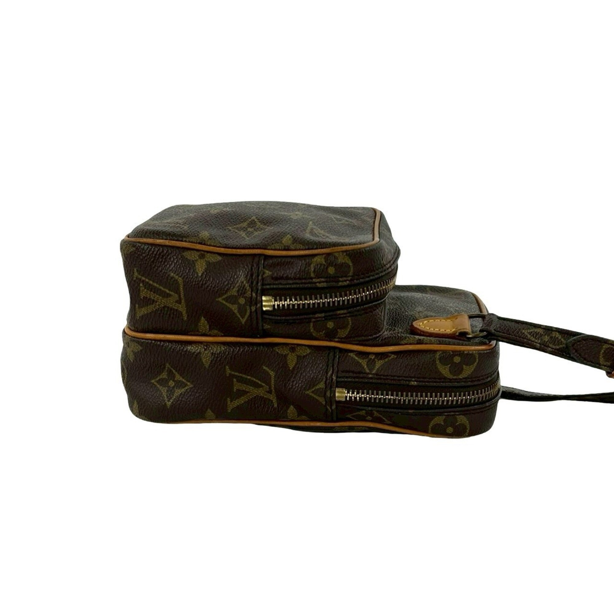 Louis Vuitton Brown Leather Pvc Pochette Shoulder Bag (Pre-Owned)