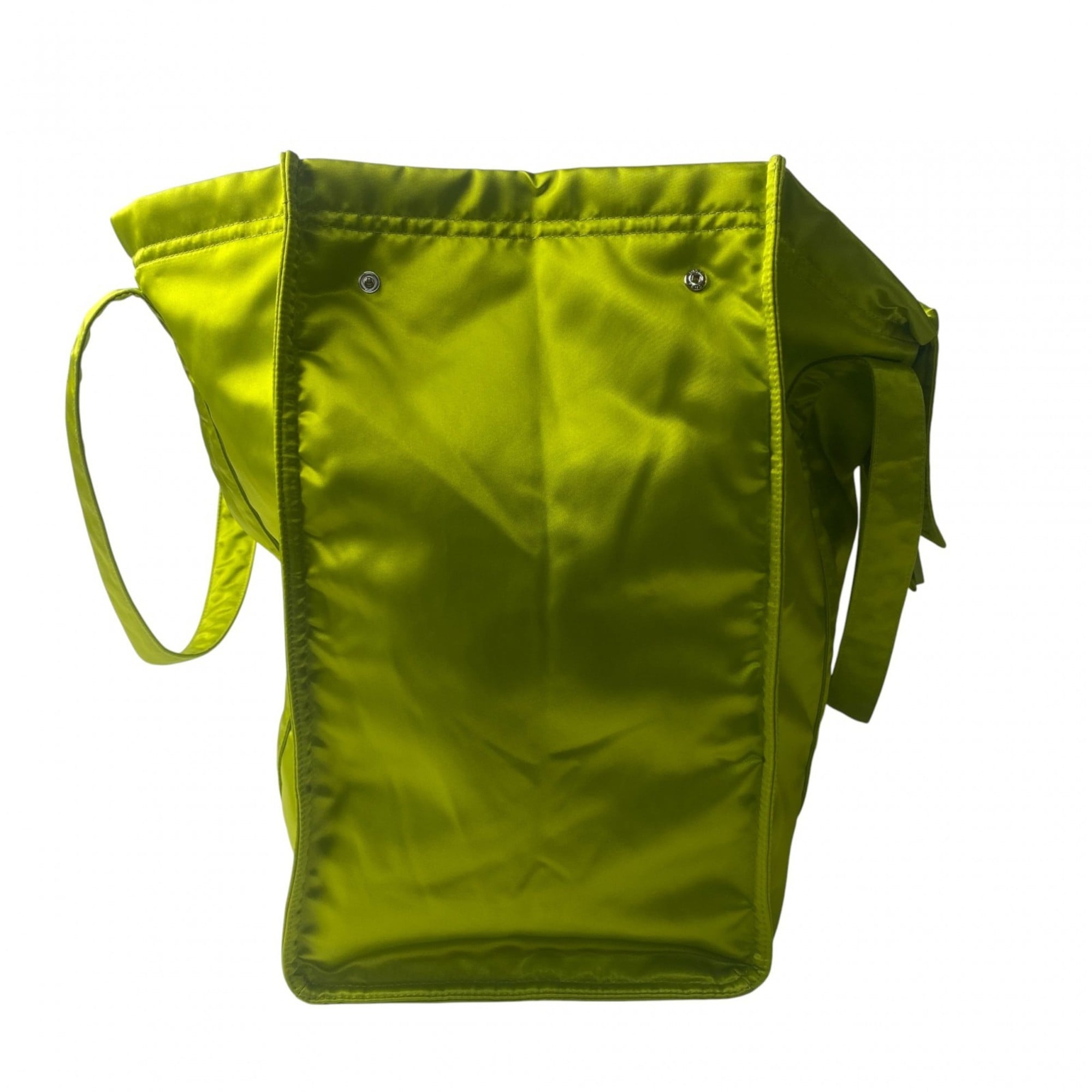 Fendi Green Yellow Nylon Eco-Bag Tote Bag (Pre-Owned)