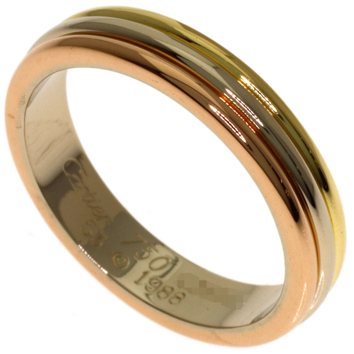 Cartier Yellow Gold (18K) Pink Gold (18K) White Gold (18K) Band Ring (Pre-Owned)