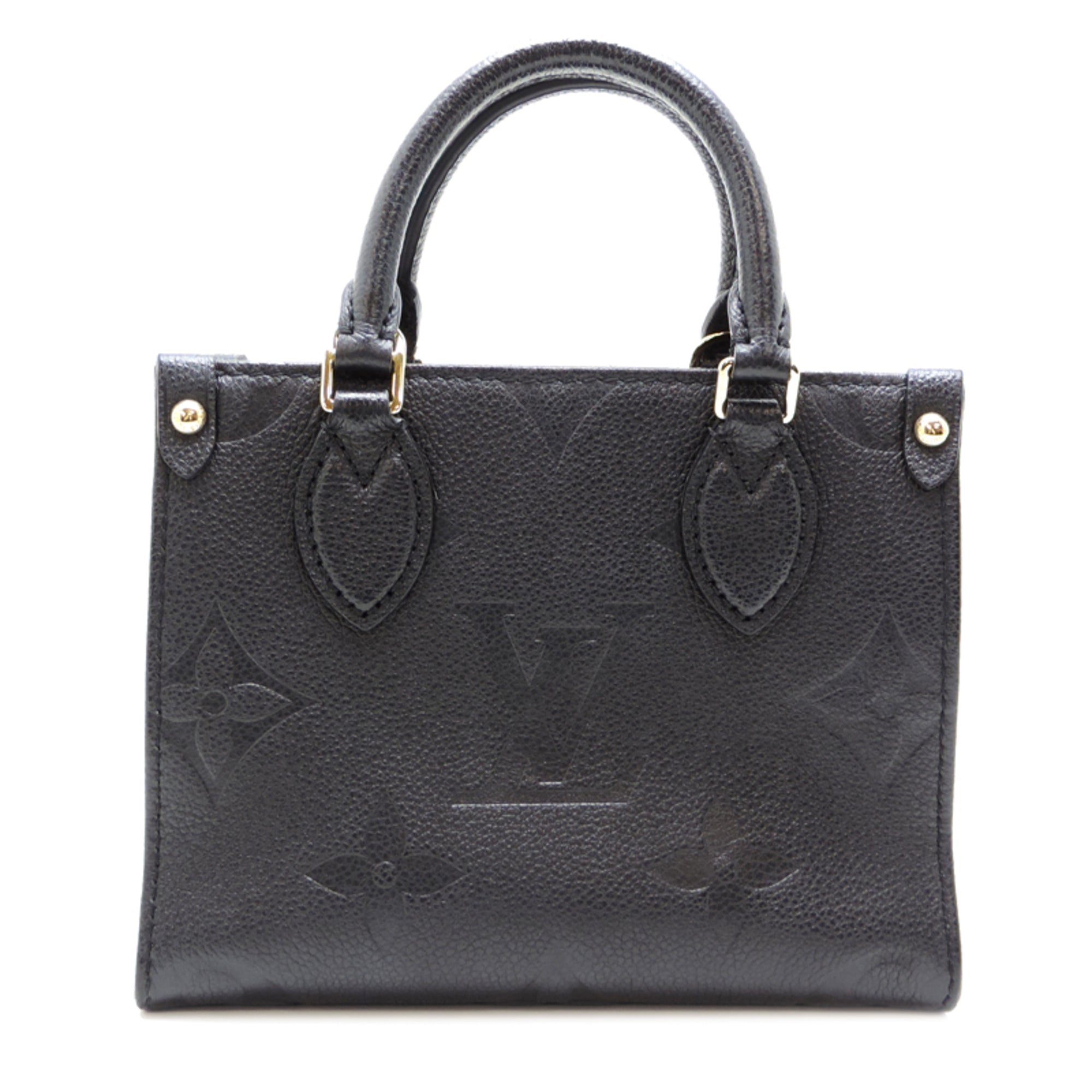 Louis Vuitton Black Noir Monogram Empreinte Handbag (Pre-Owned)