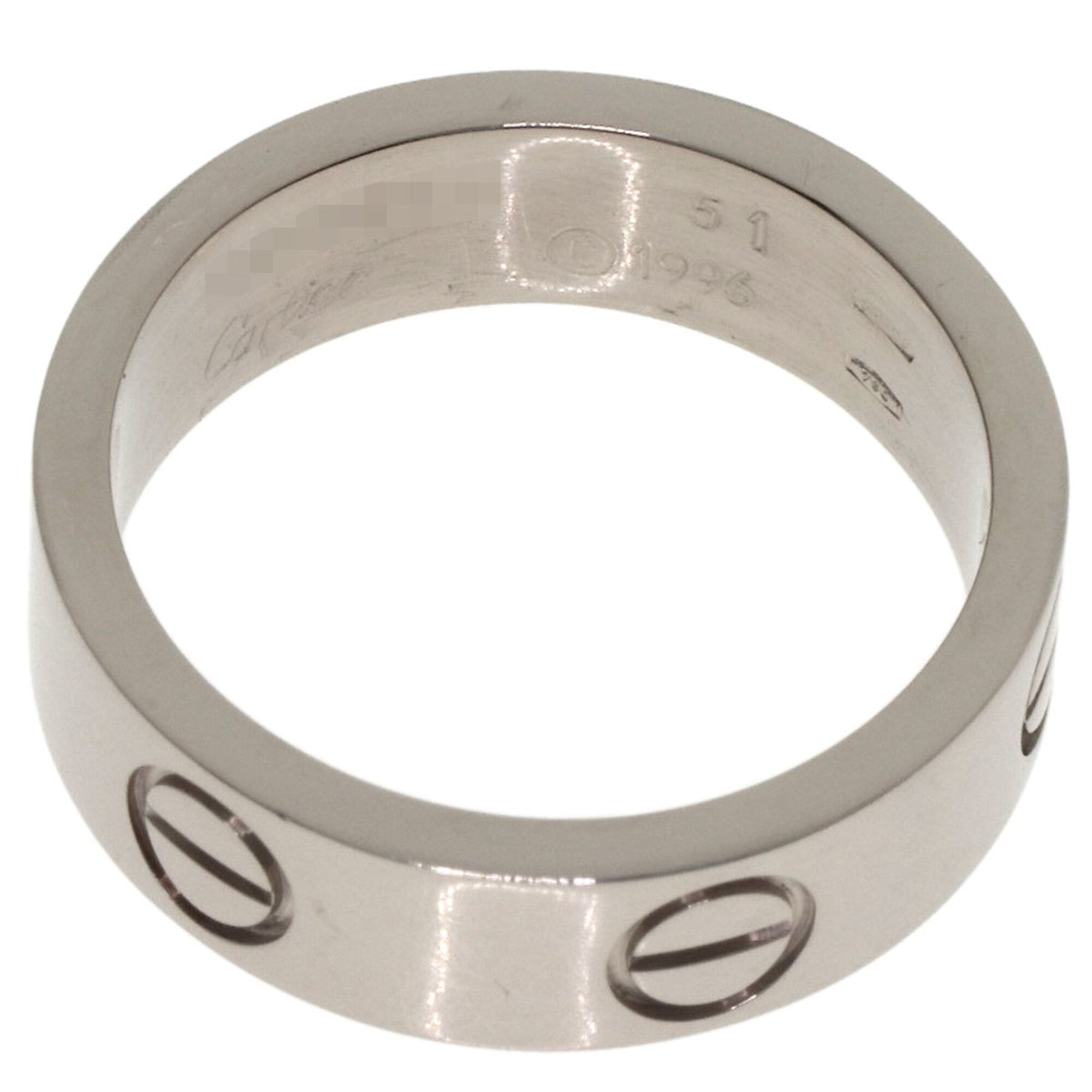 Cartier Love White Gold (18K) Band Ring (Pre-Owned)
