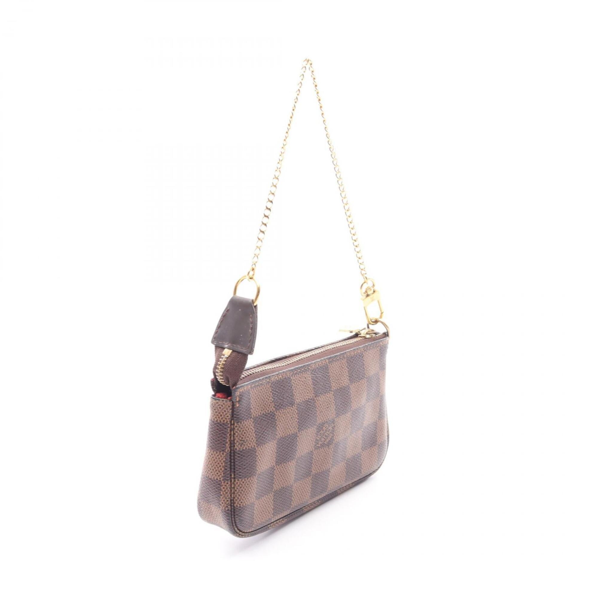 Louis Vuitton Brown Coated Canvas Leather Handbag (Pre-Owned)