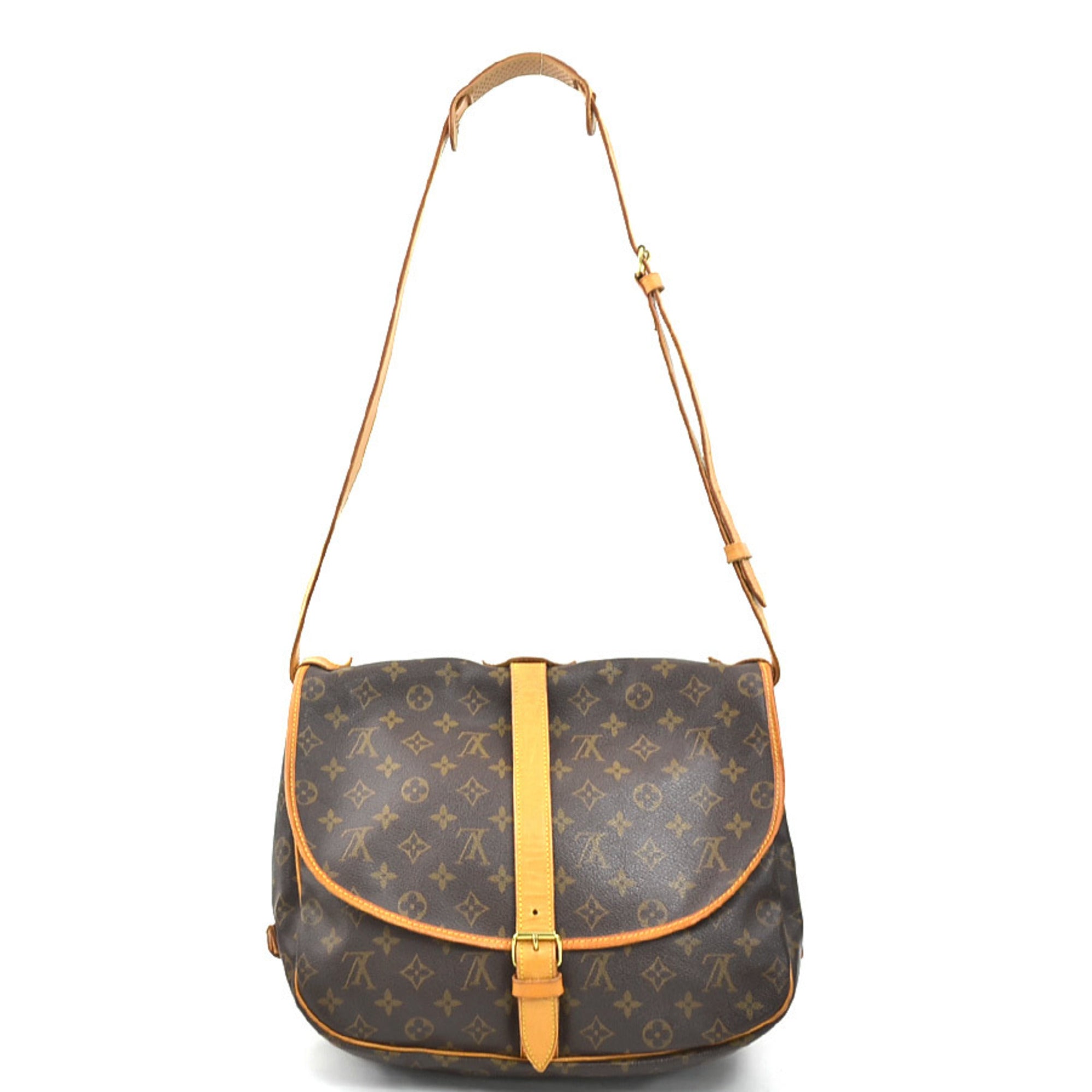 Louis Vuitton Brown Monogram Monogram Shoulder Bag (Pre-Owned)