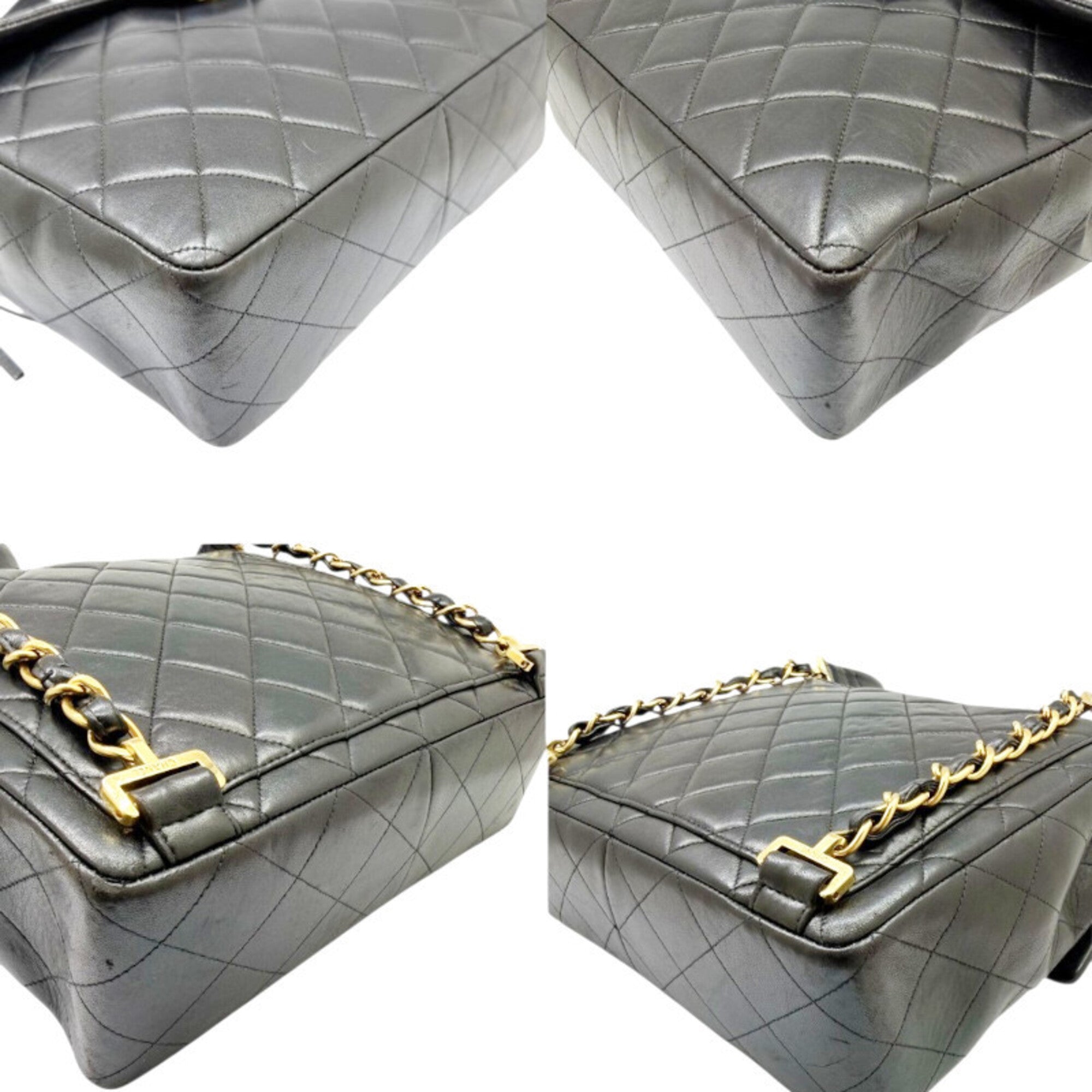 Chanel Black Leather Backpack (Pre-Owned)