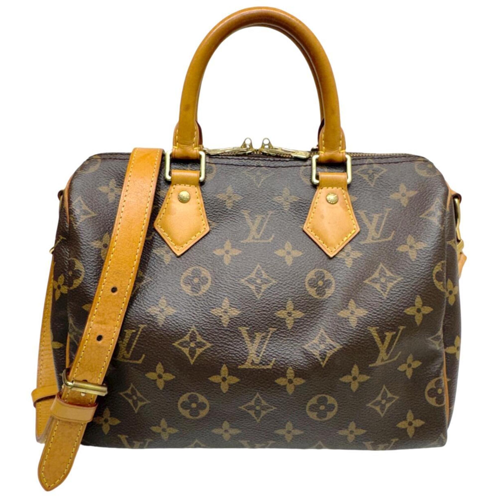 Louis Vuitton Brown Monogram Boston Bag Handbag (Pre-Owned)