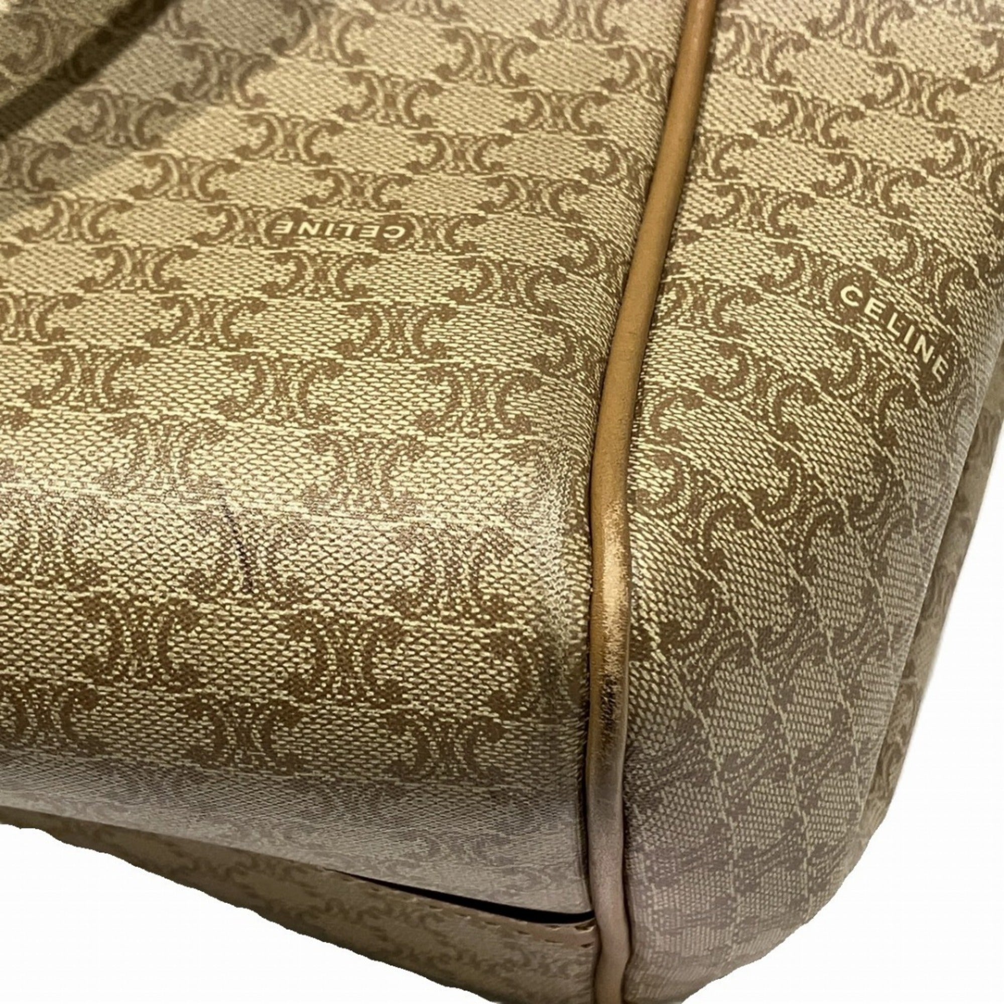 Celine Beige Pvc Shoulder Bag (Pre-Owned)