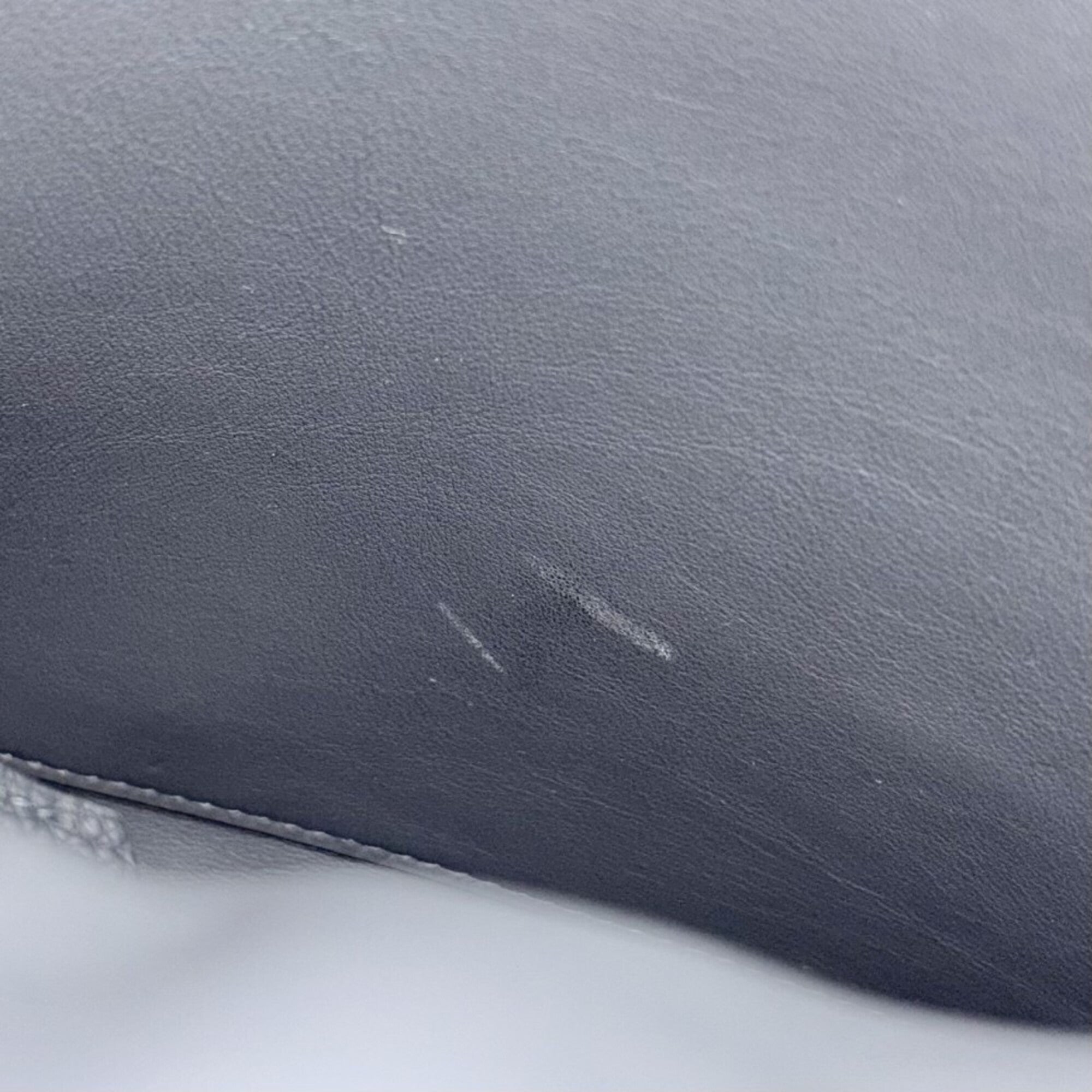 Hermes Gray Leather Shoulder Bag Sling Bag (Pre-Owned)