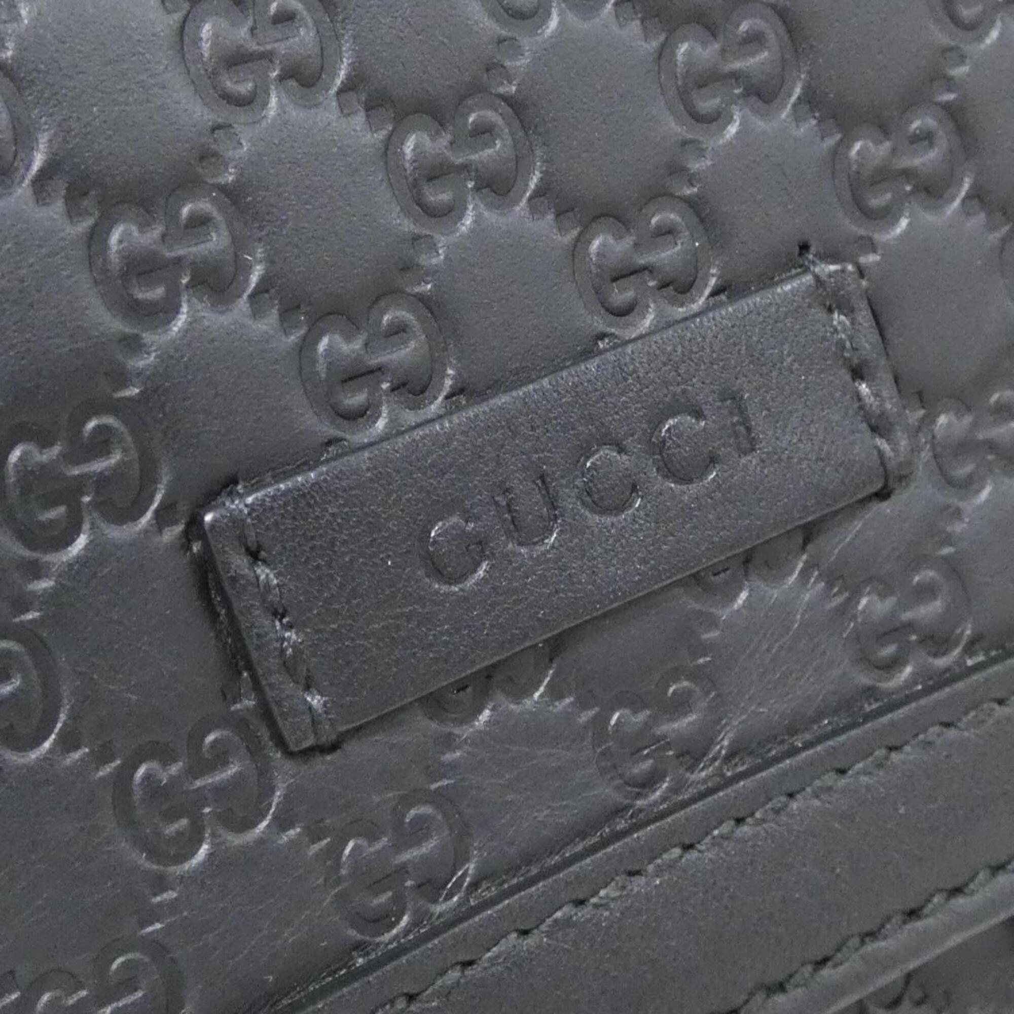 Gucci Black Leather Backpack (Pre-Owned)