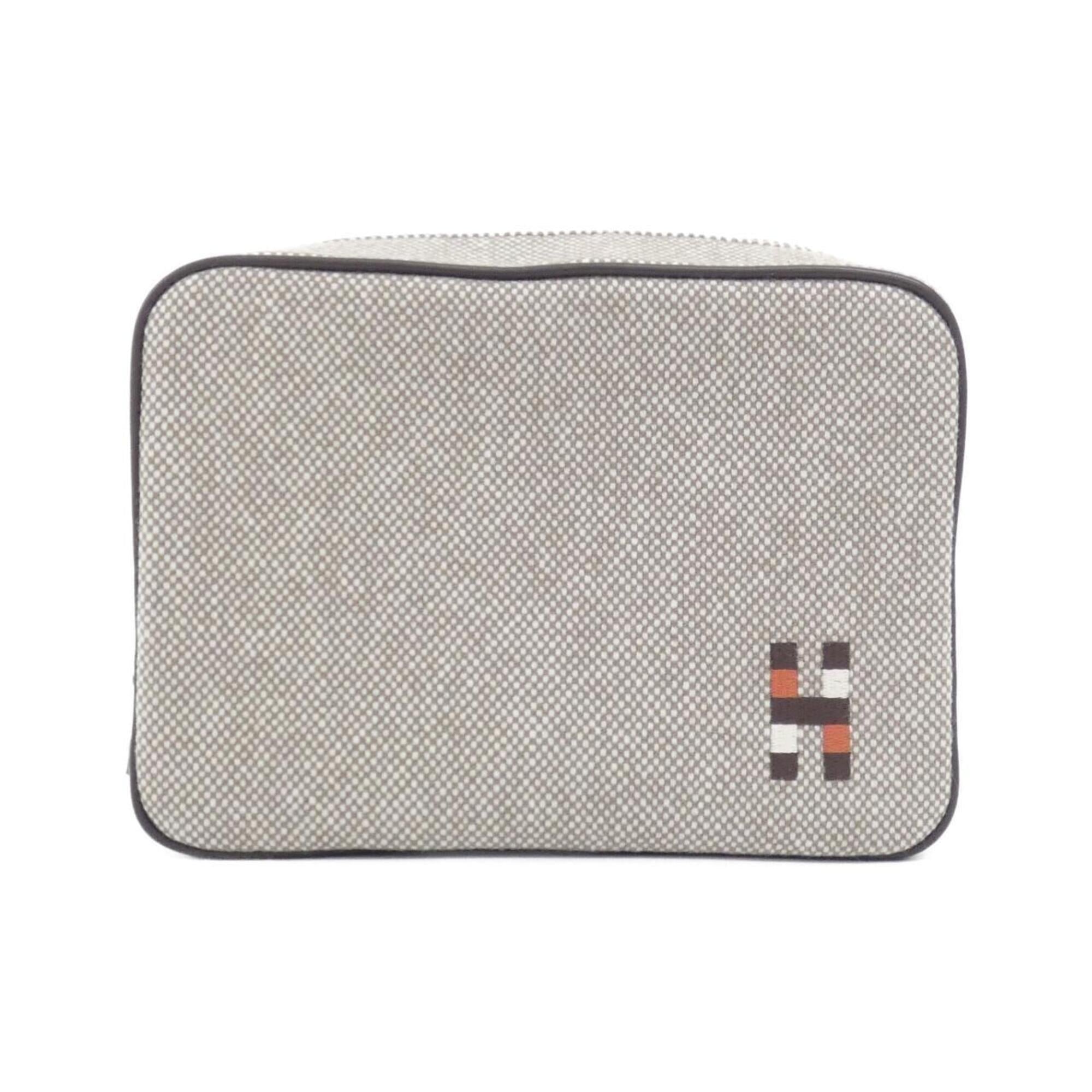 Hermes Brown Wool Handbag Pouch (Pre-Owned)