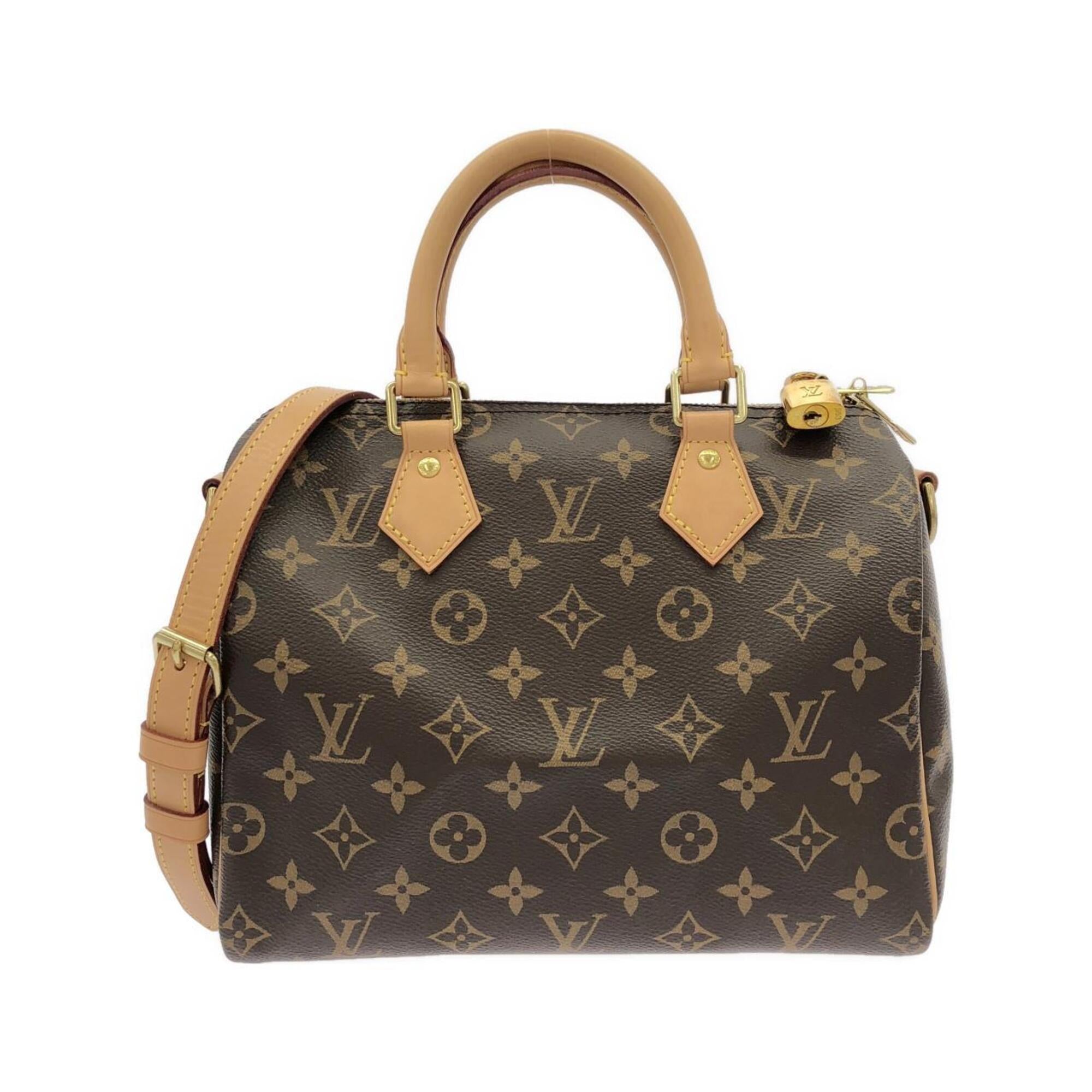 Louis Vuitton Brown Coated Canvas Boston Bag (Pre-Owned)