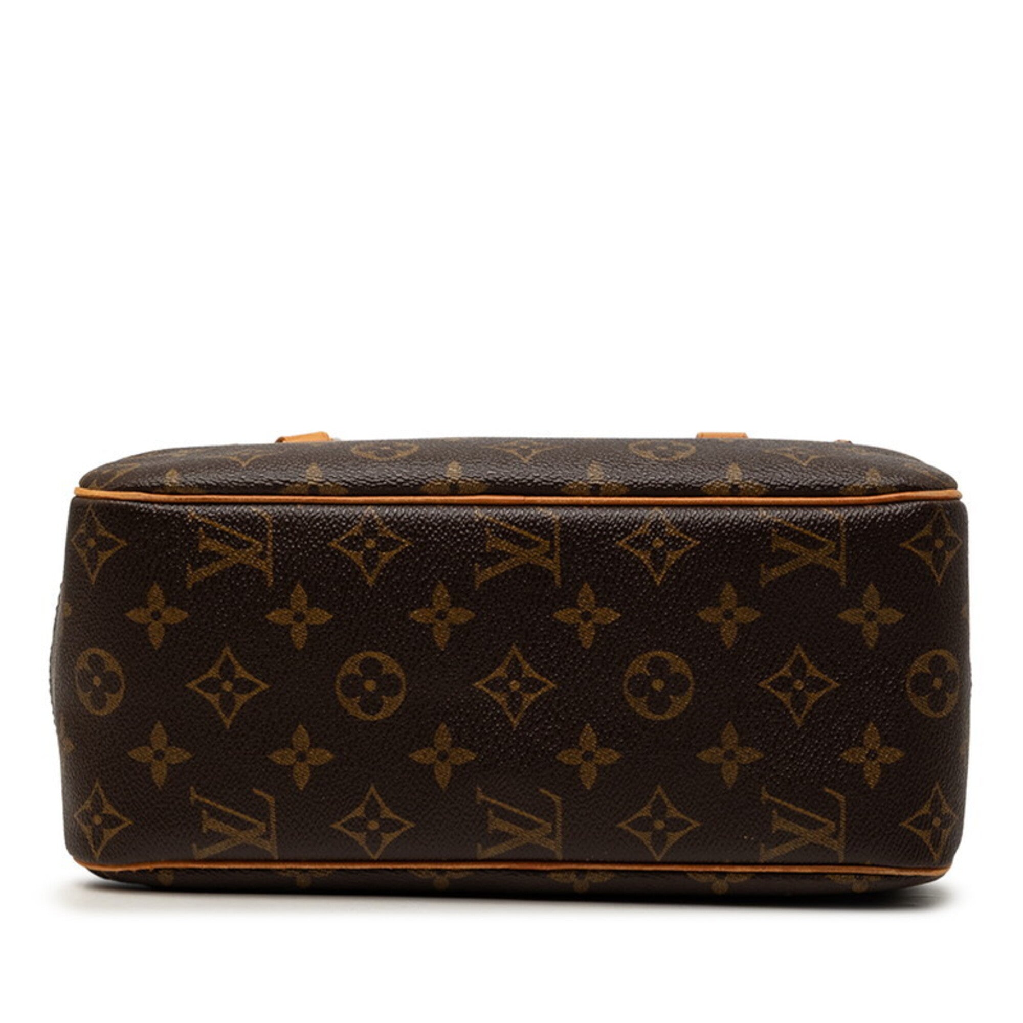 Louis Vuitton Monogram Brown Pvc Leather Handbag Shoulder Bag (Pre-Owned)